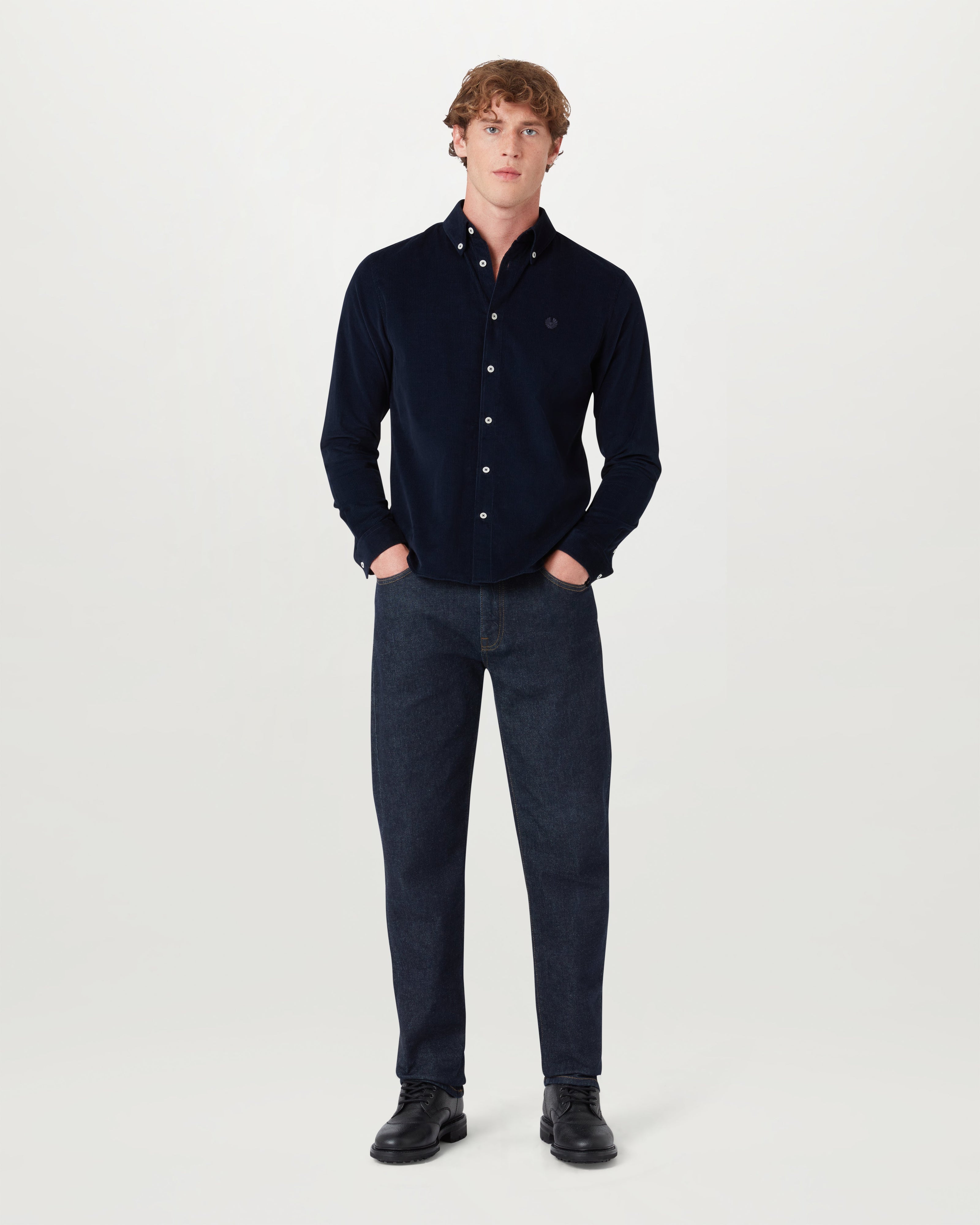 STREET HEMD - Dunkles Tintenblau