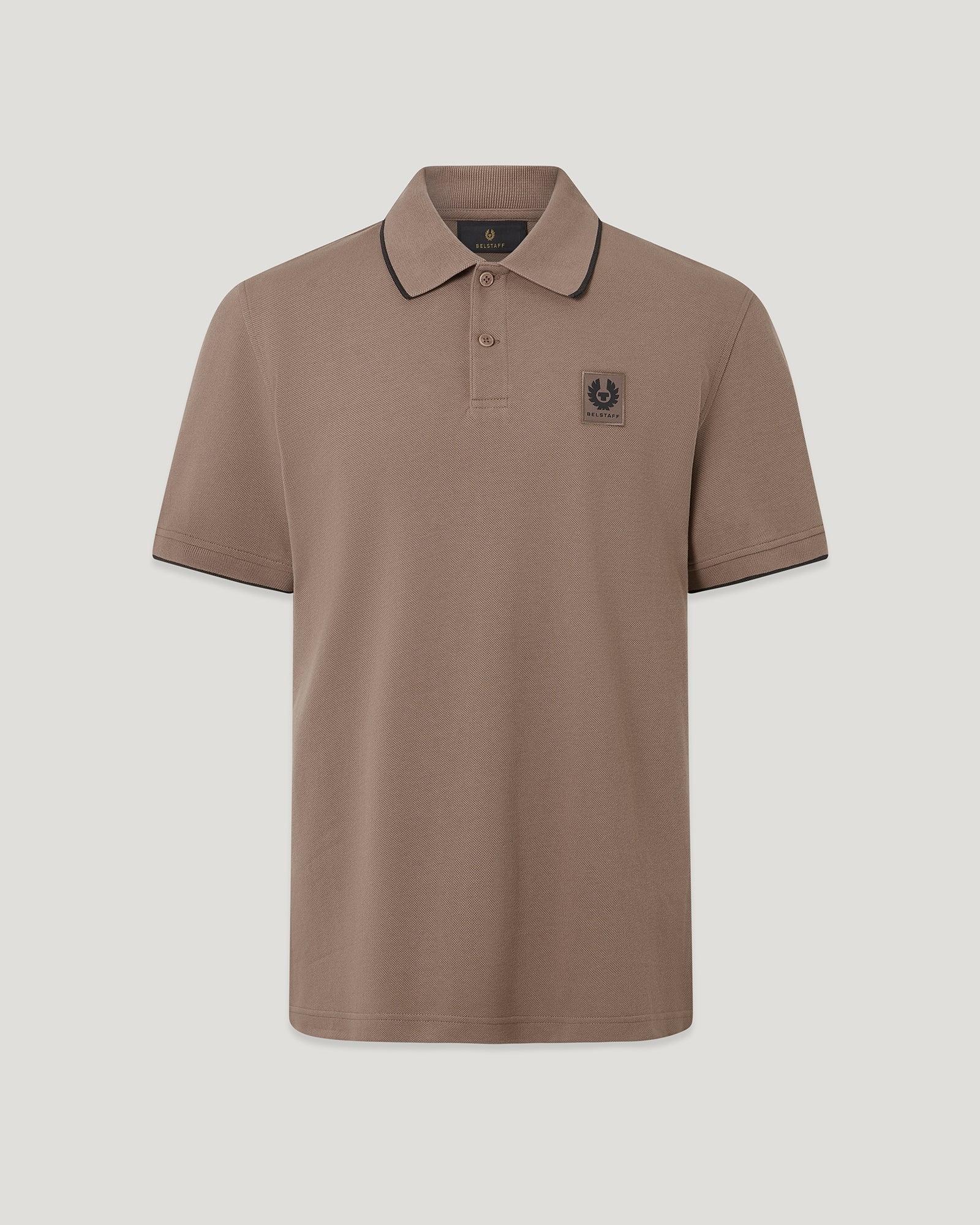 TIPPED POLO - Asphalt