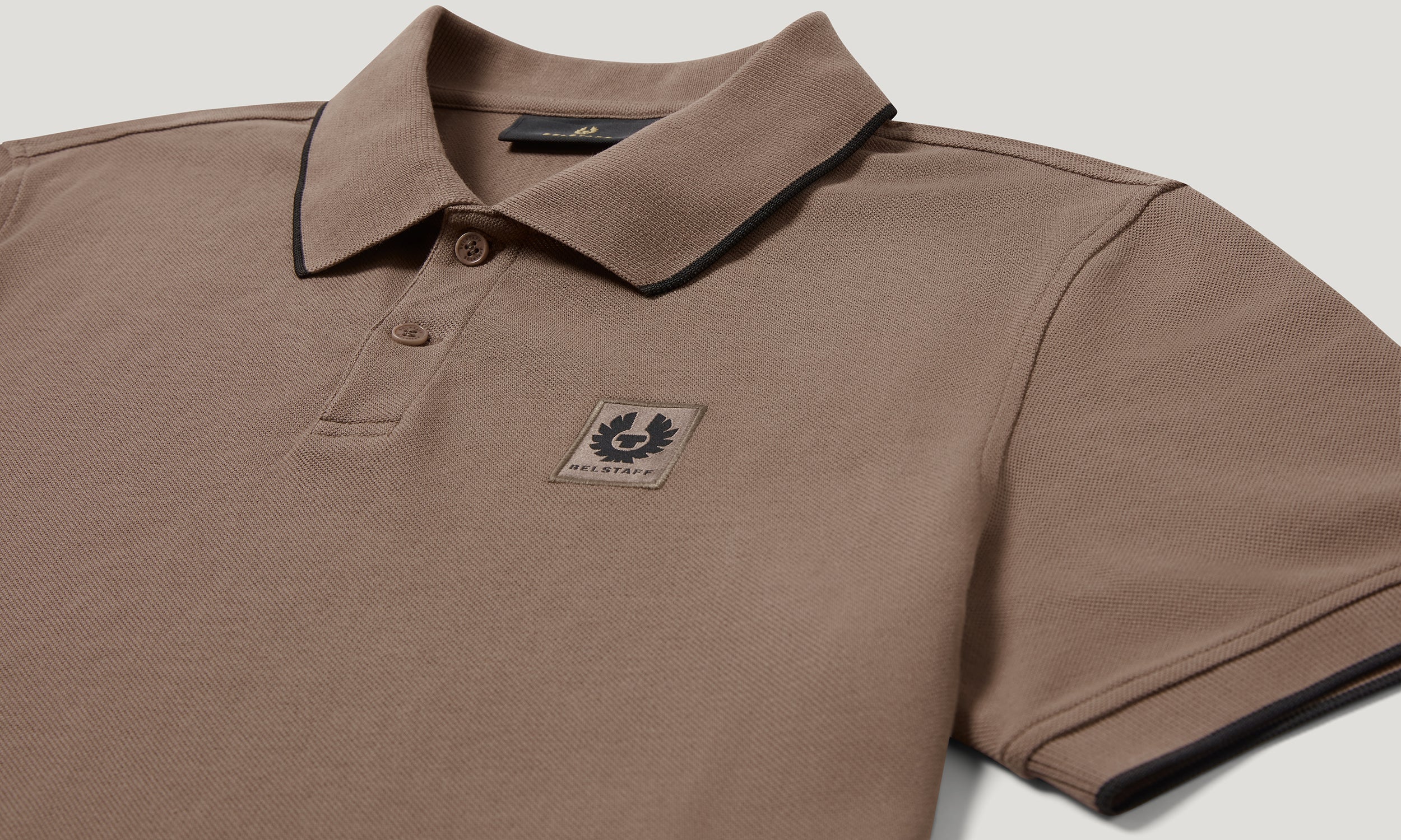 TIPPED POLO - Asphalt
