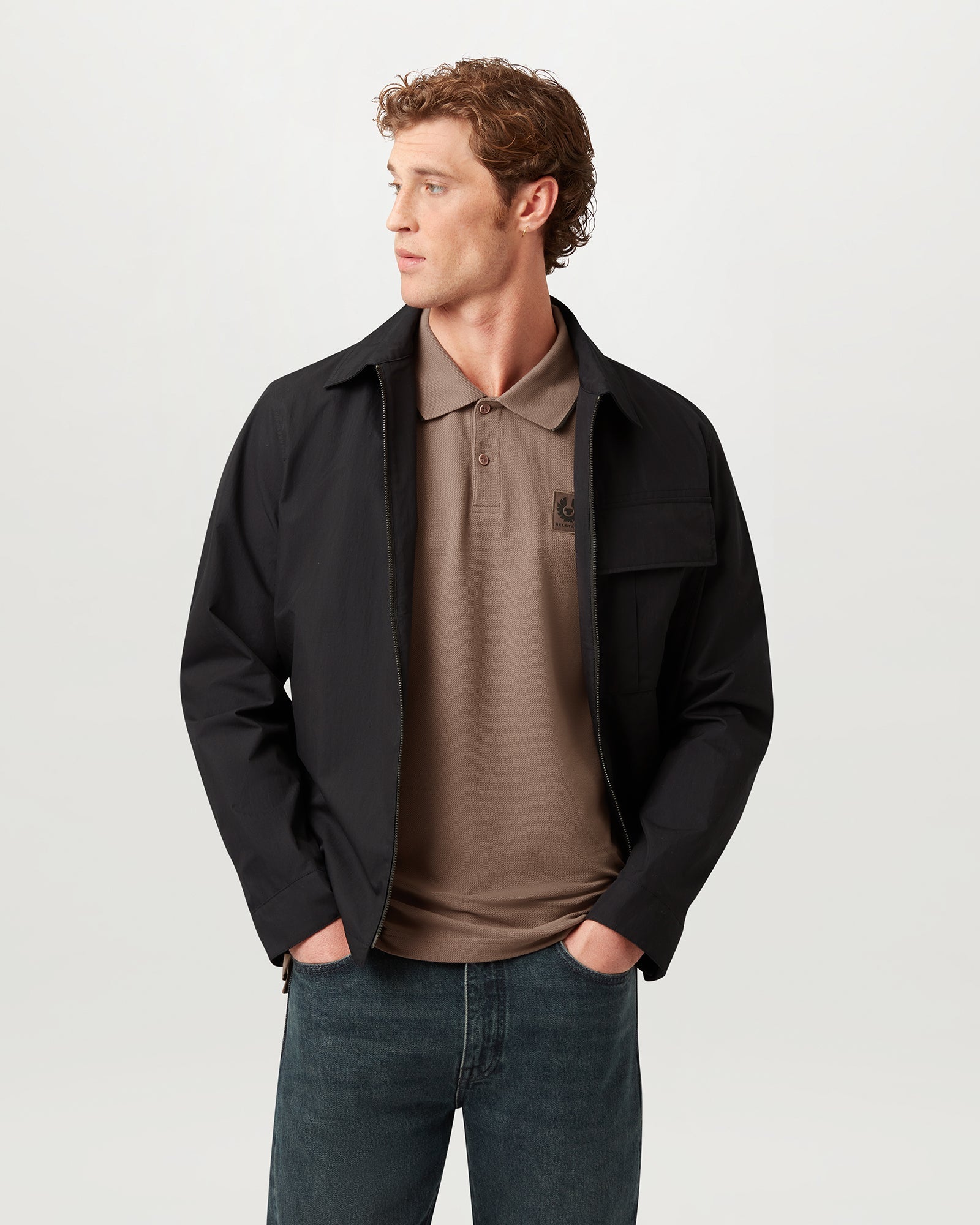 TIPPED POLO - Asphalt