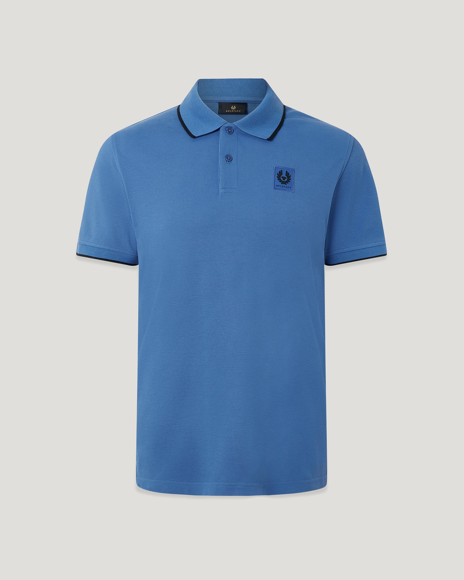 TIPPED POLO - Marine Blue