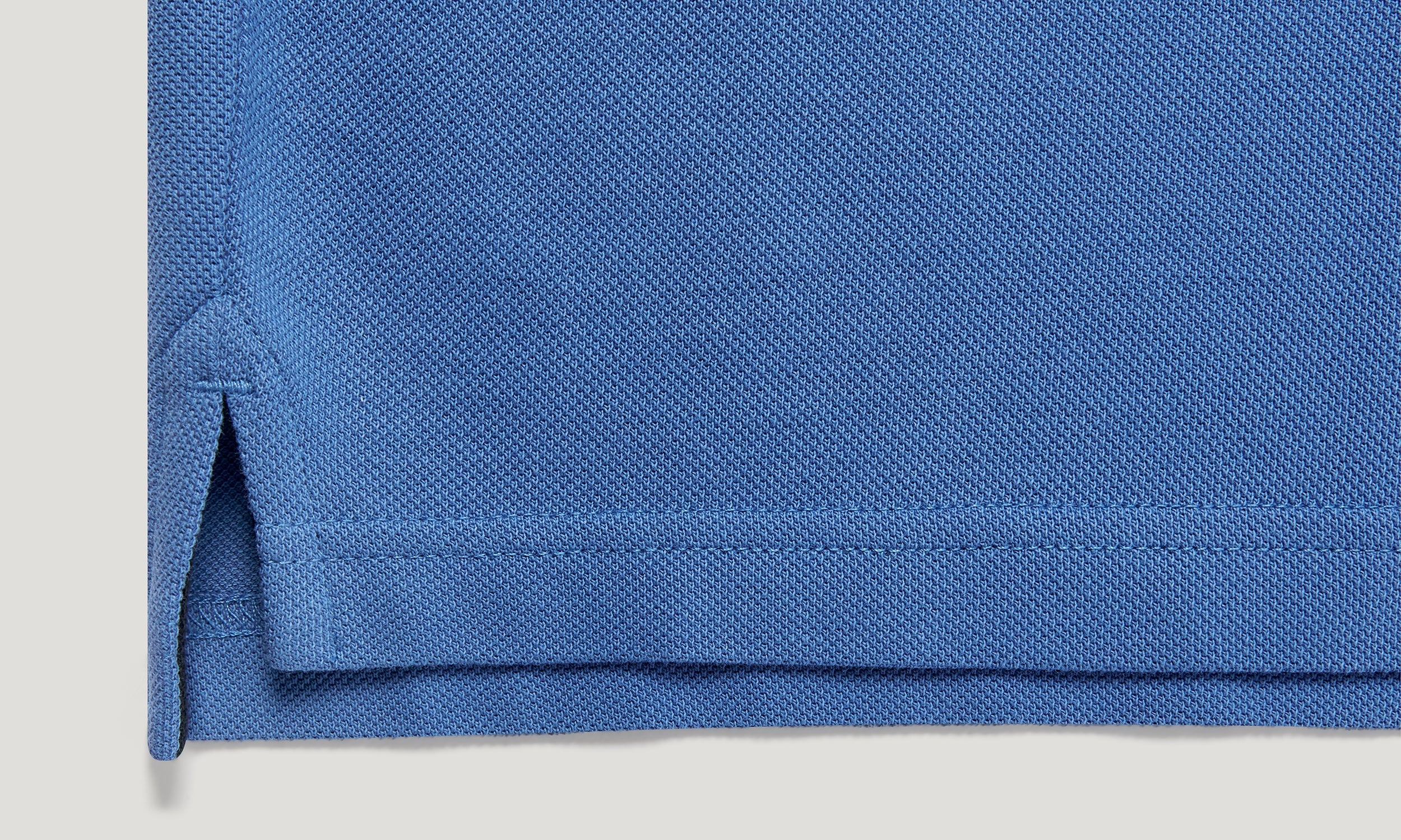 TIPPED POLO - Marine Blue