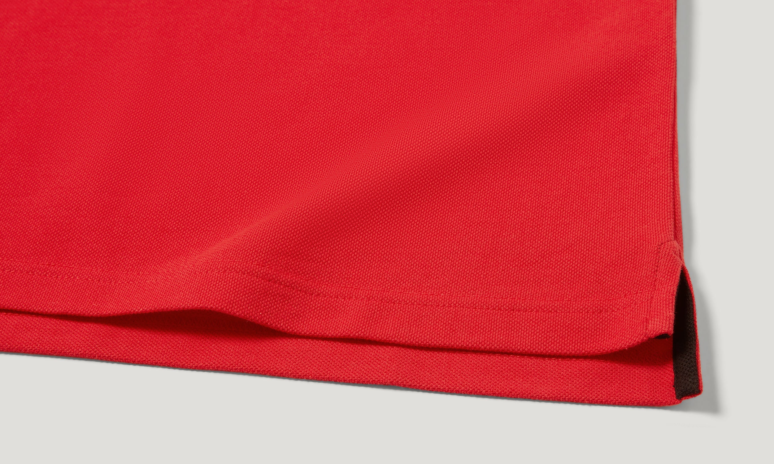 TIPPED POLO - Rally Red