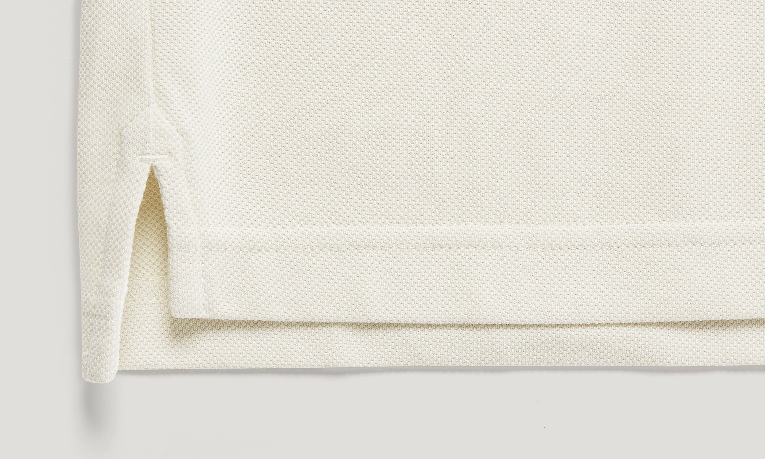 TIPPED POLO - Silver Birch
