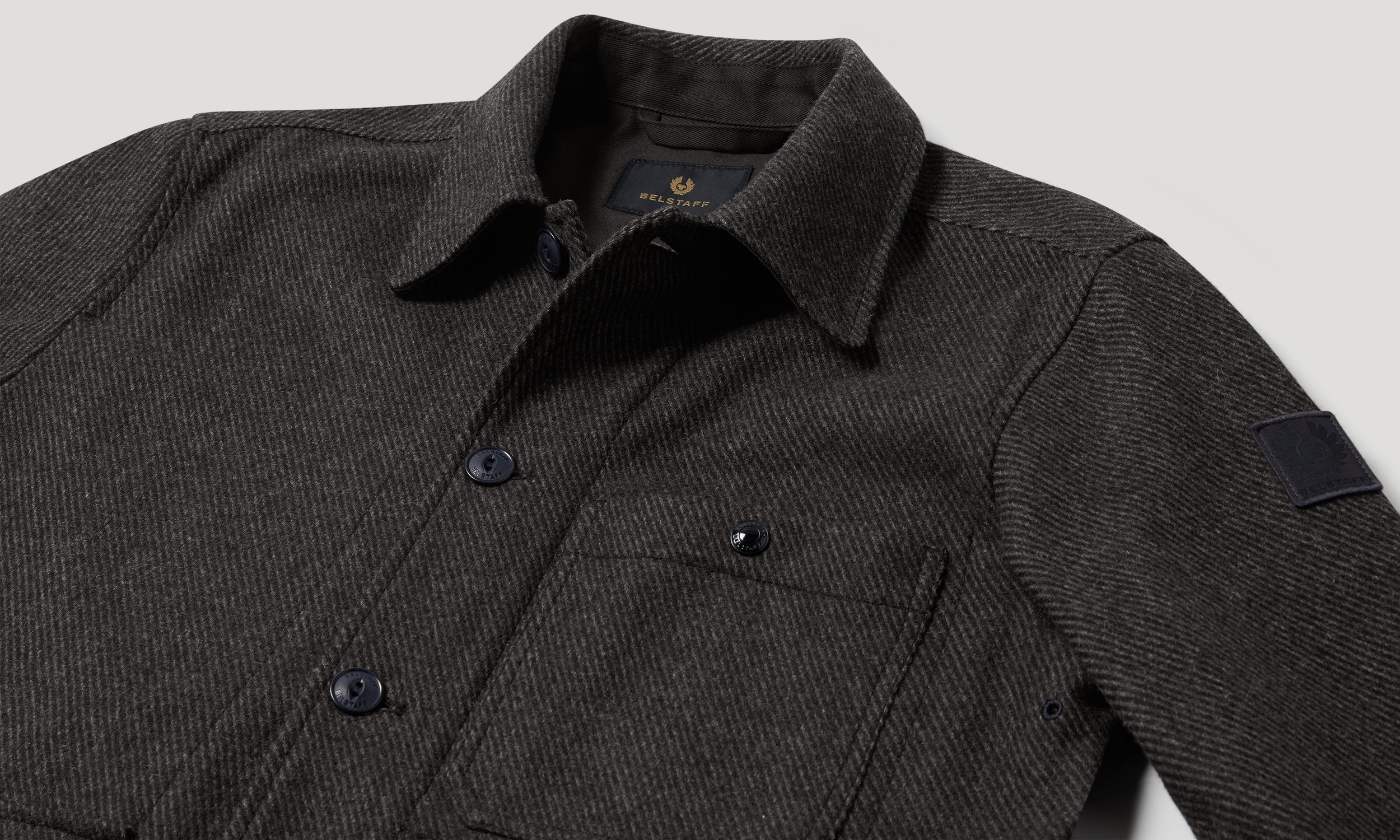 TRAIL OVERSHIRT - Charcoal Twill