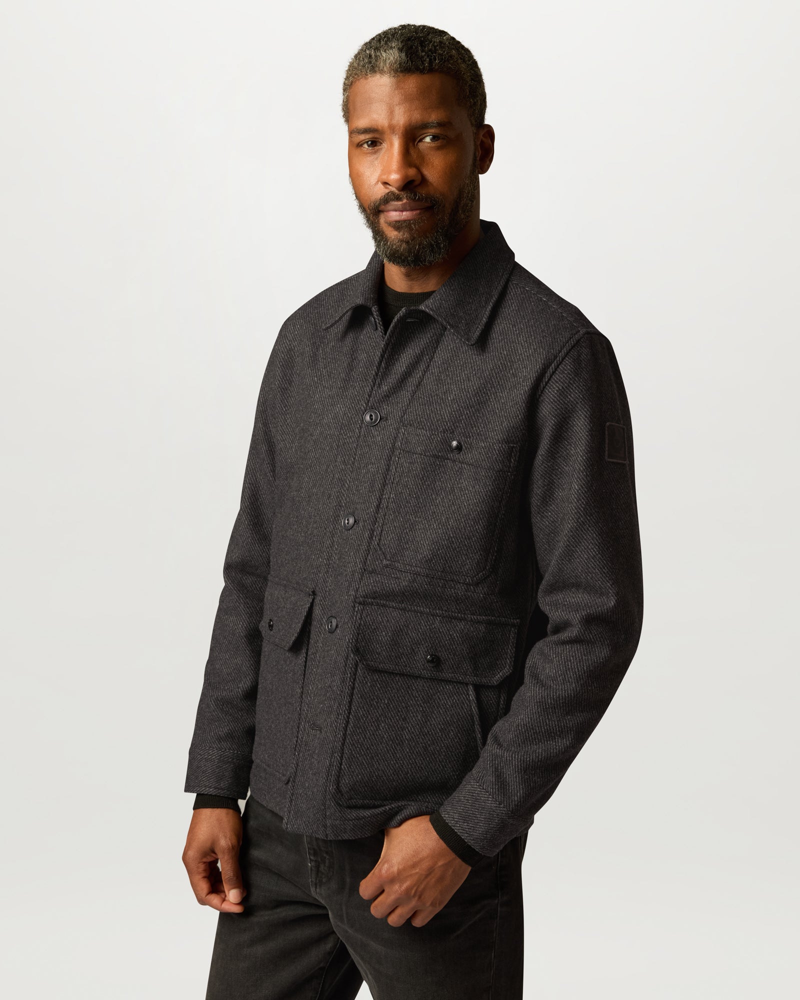 TRAIL OVERSHIRT - Charcoal Twill