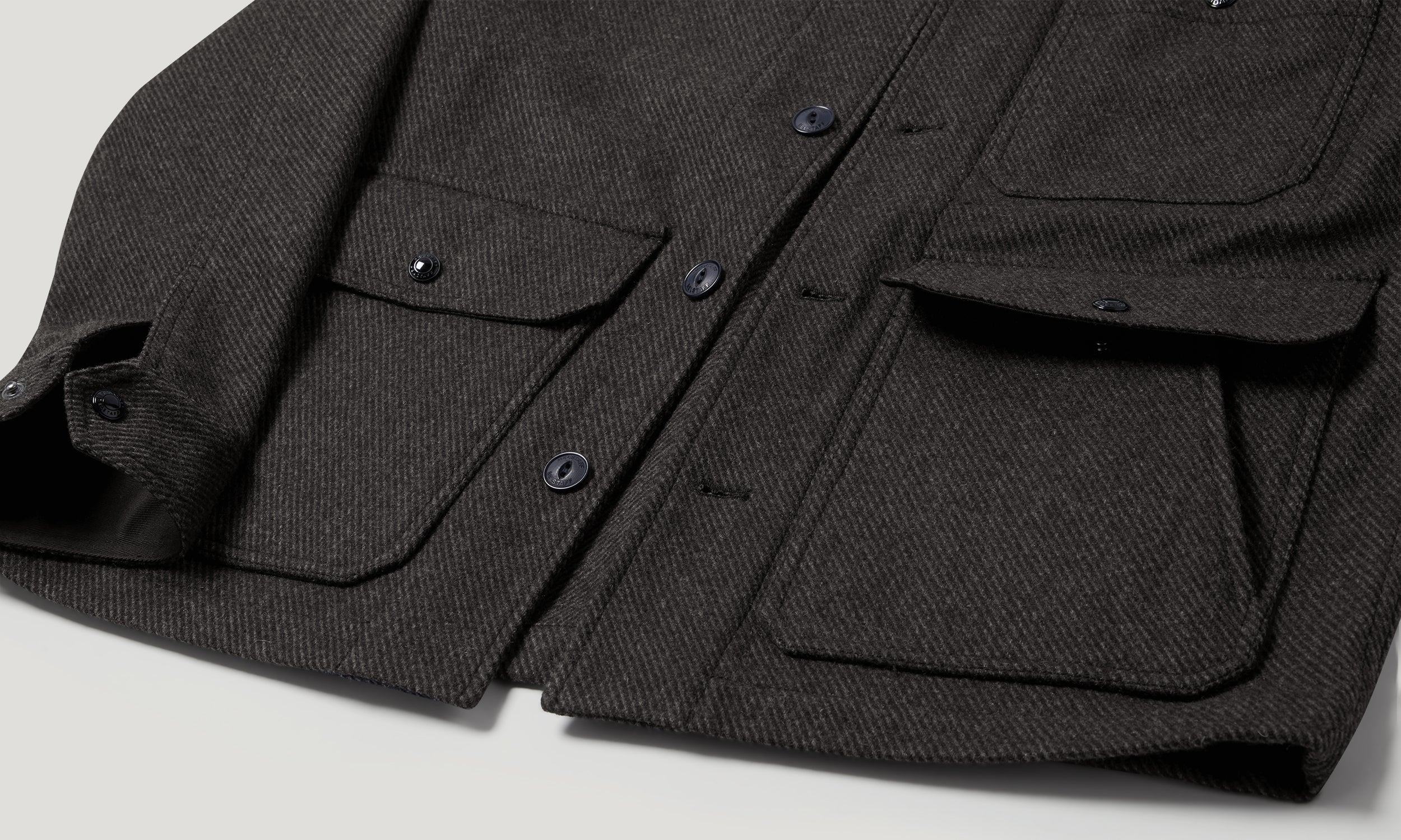 TRAIL OVERSHIRT - Charcoal Twill