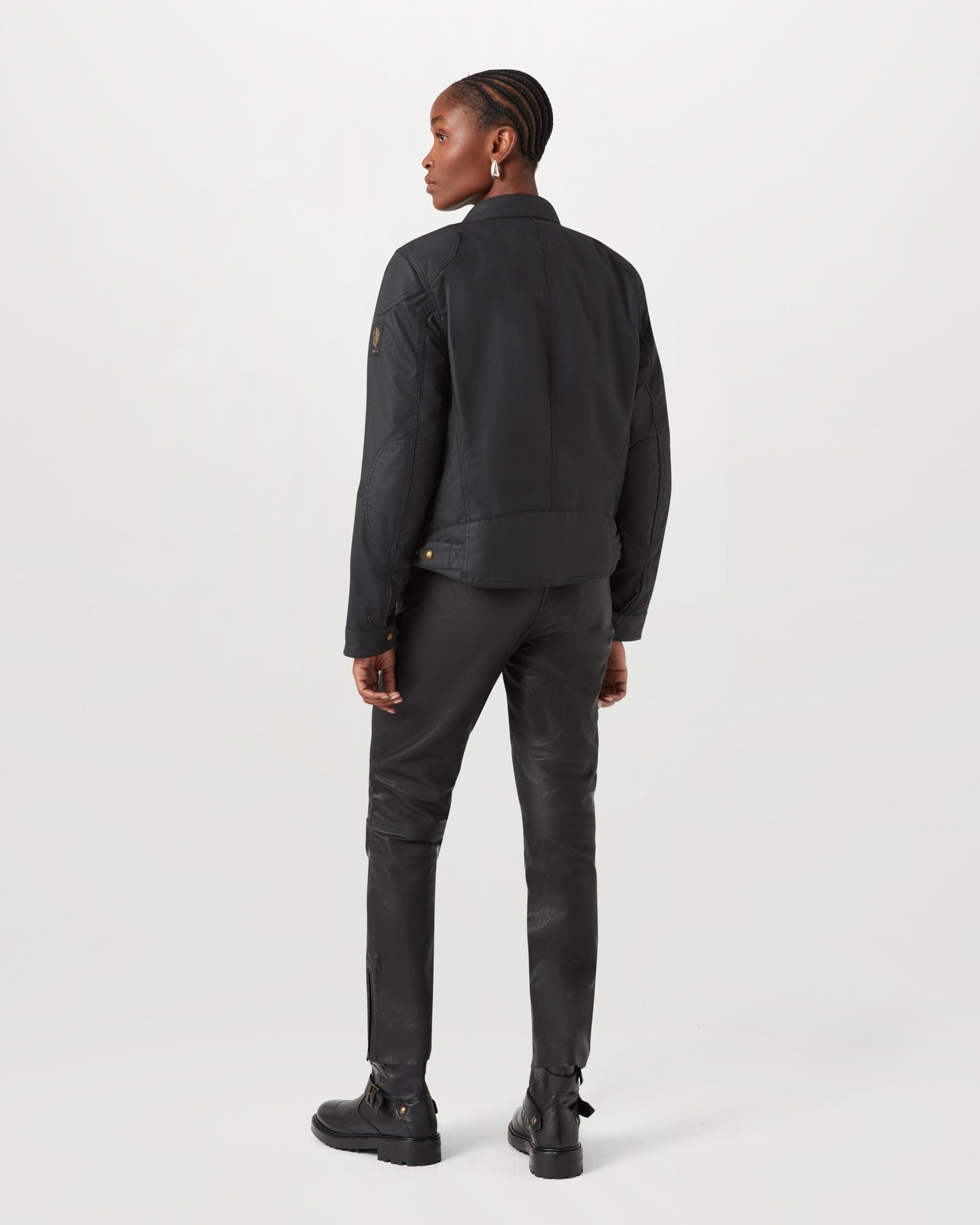 BAMBURGH MOTORCYCLE JACKET - Black
