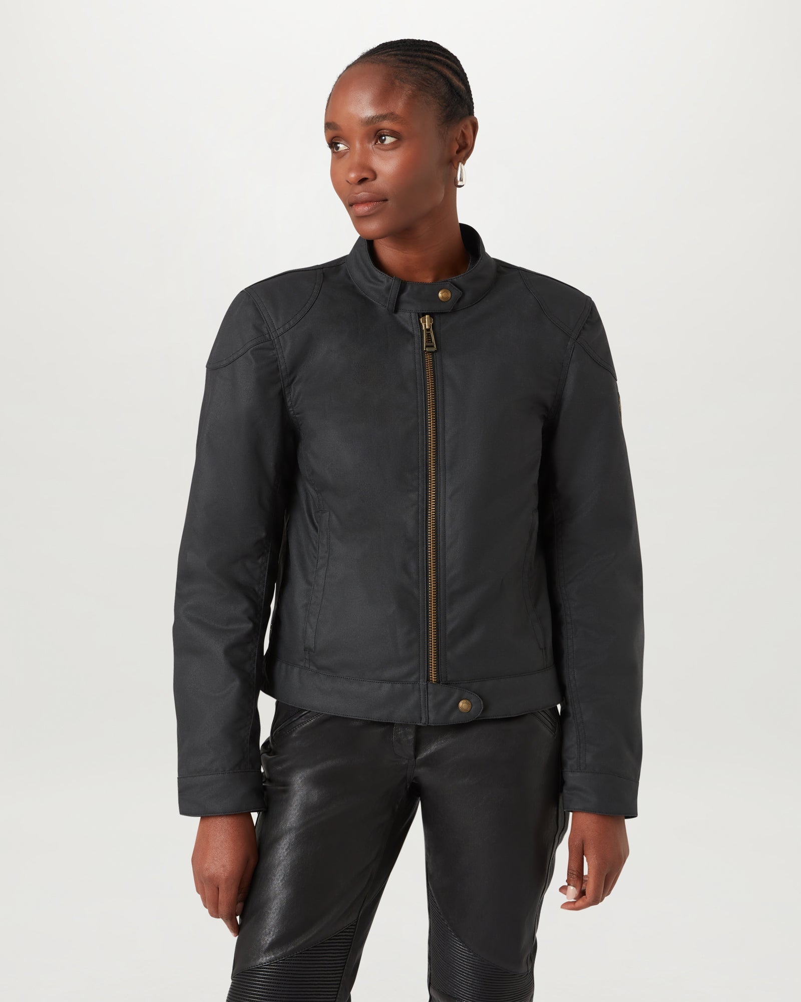 BAMBURGH MOTORCYCLE JACKET - Black