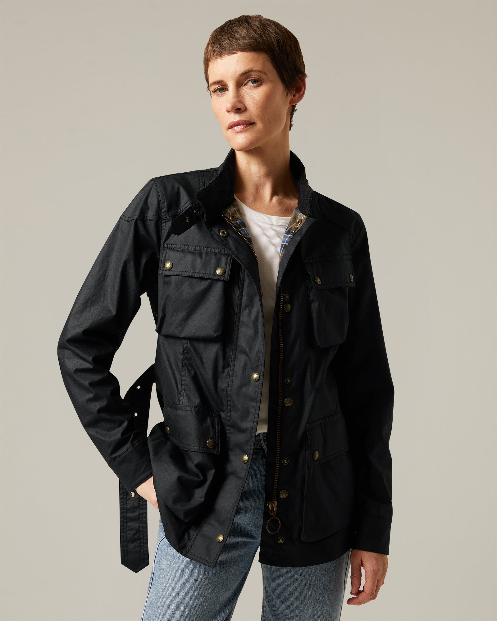 VESTE ICÔNE TRIALMASTER - Bleu marine foncé