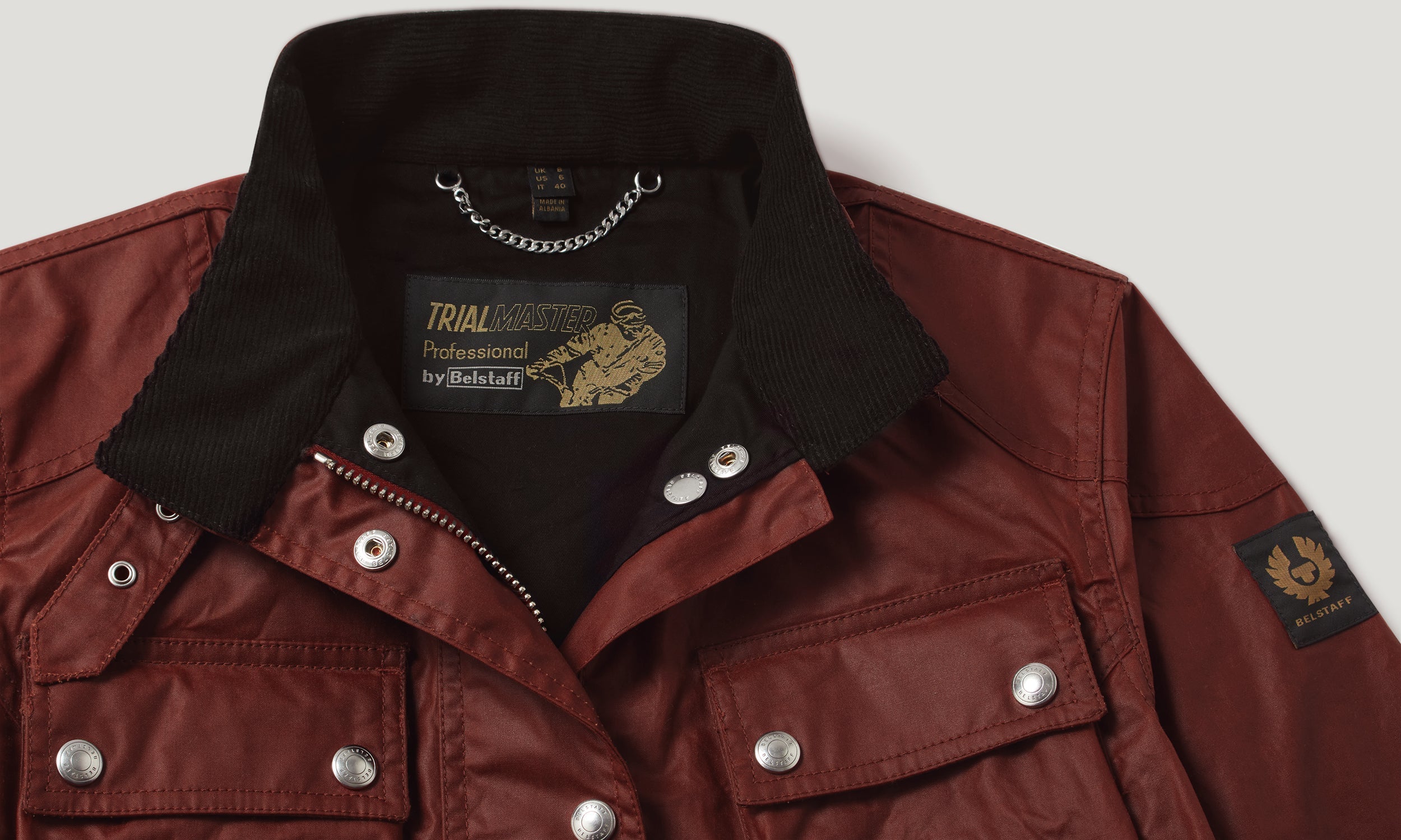 GIACCA TRIALMASTER - Rosso rally scuro