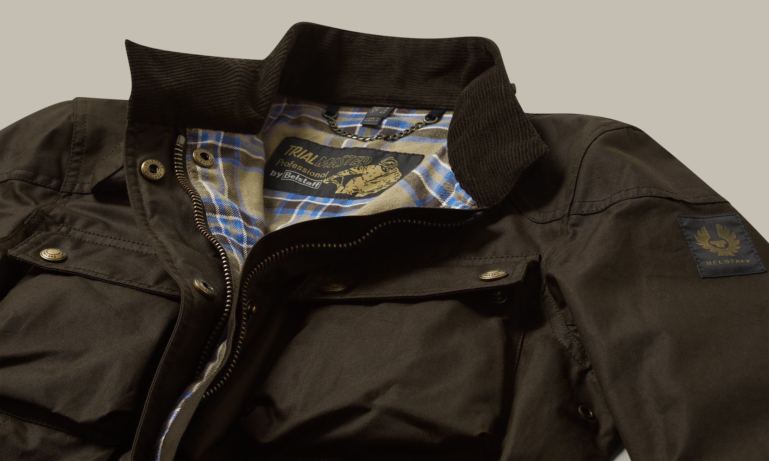 CHAQUETA TRIALMASTER ICÓNICA - Verde aceituna desgastado