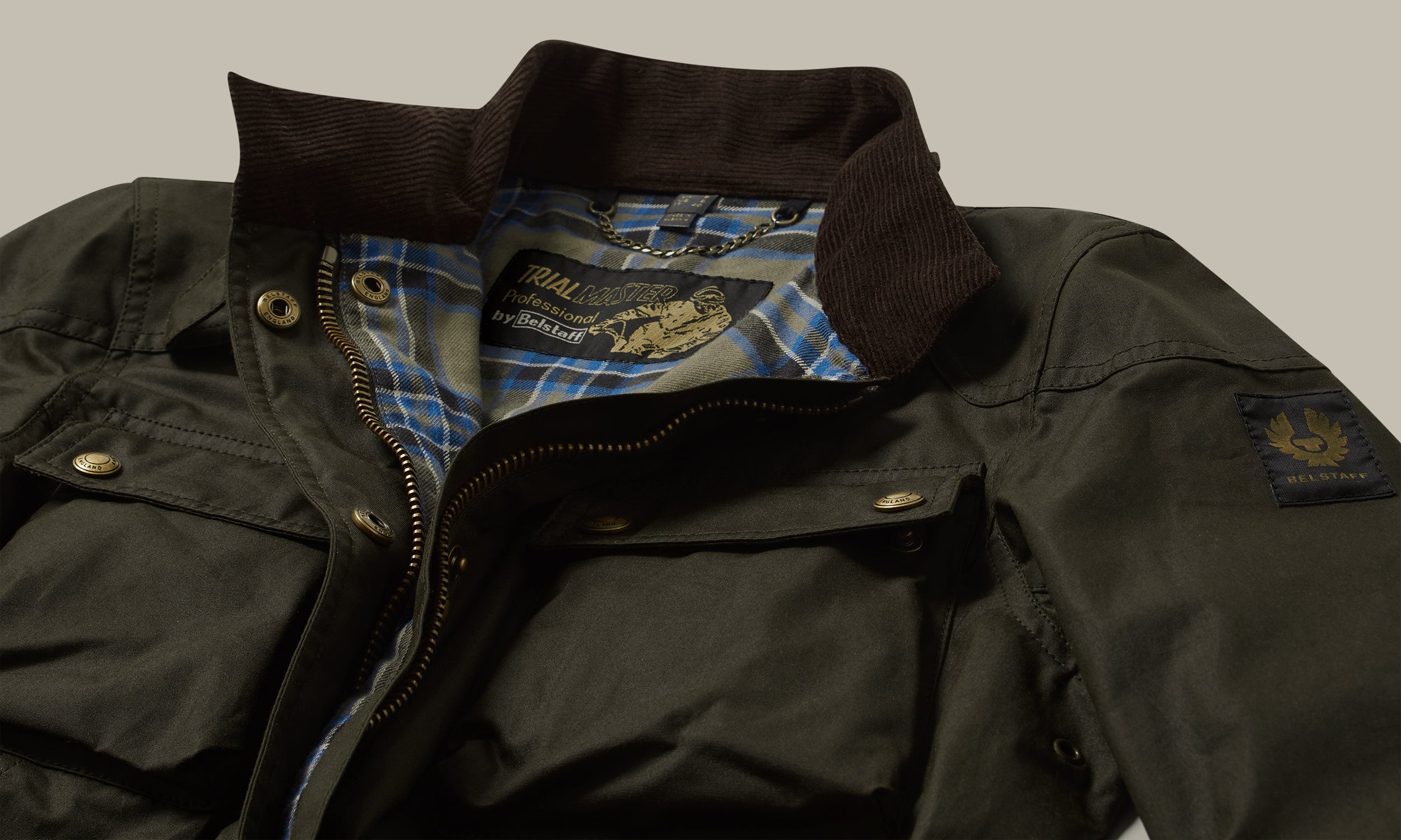 TRIALMASTER ICON JACKET - Faded Olive
