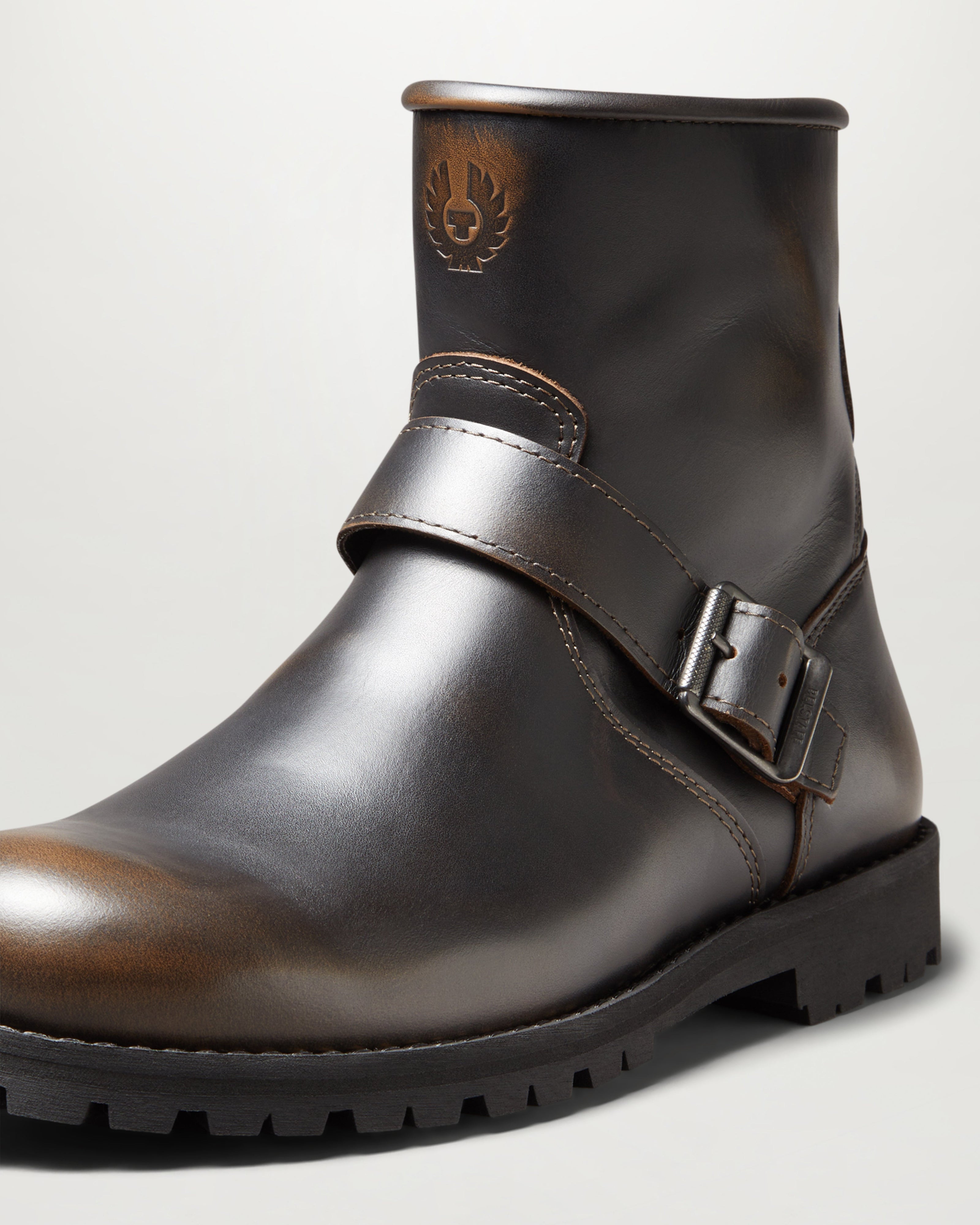 TRIALMASTER MOTORCYCLE BOOTS - Brown