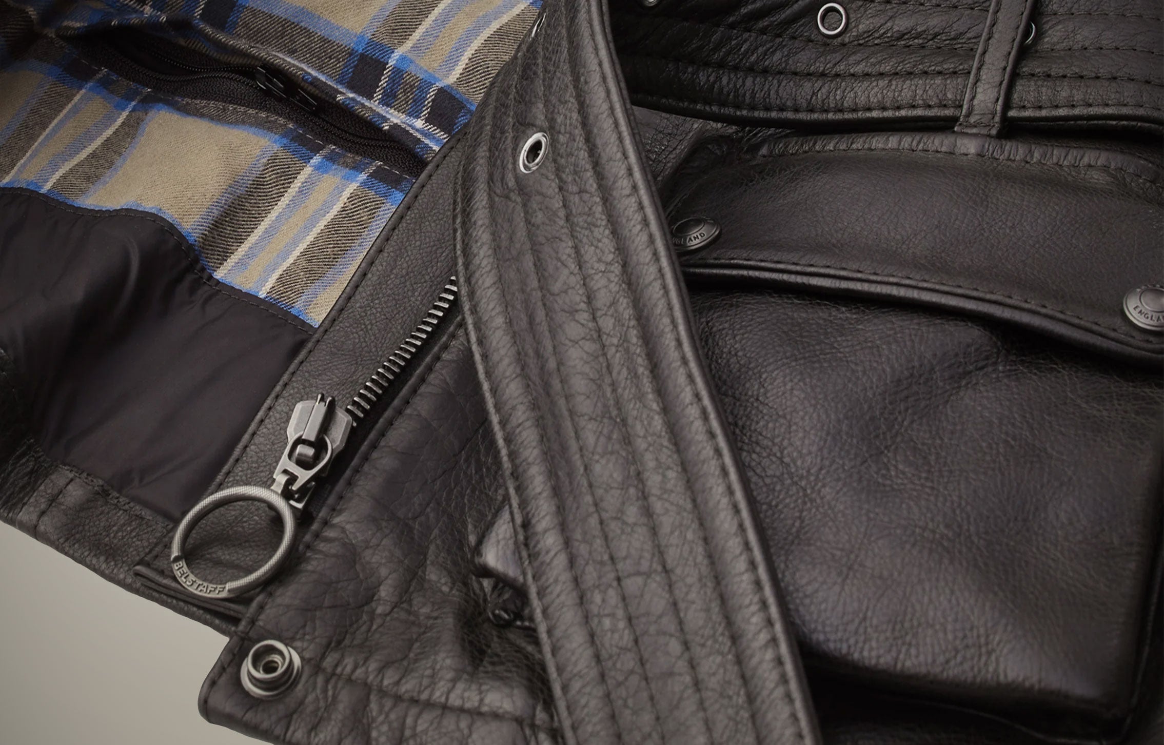 TRIALMASTER MOTORCYCLE ICON JACKET - Antique Black