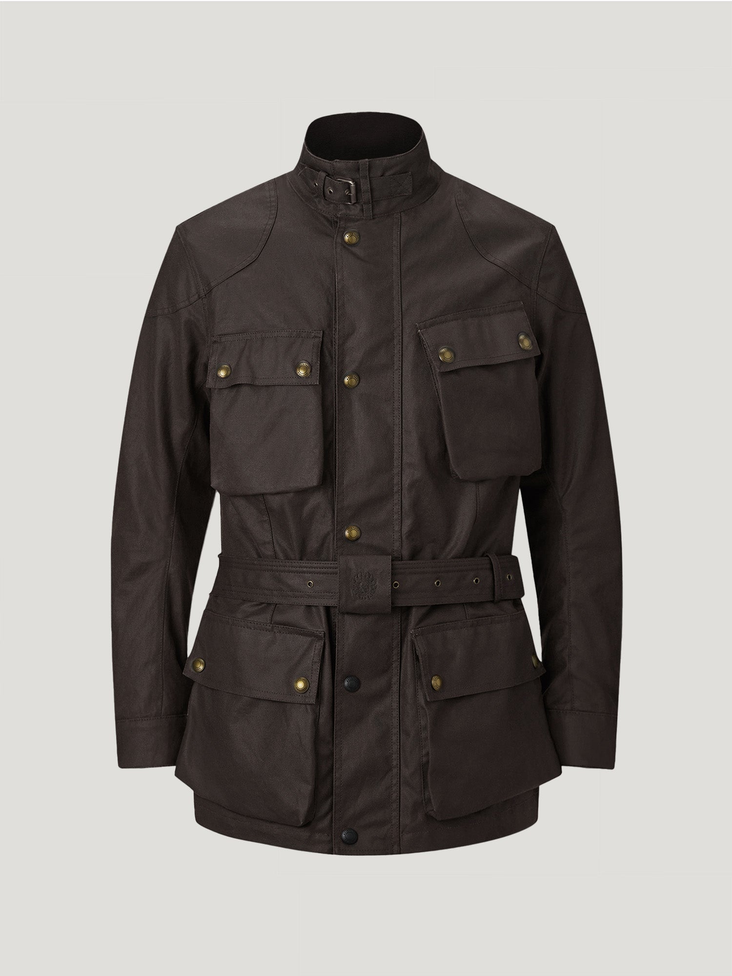 TRIALMASTER MOTORCYCLE JACKET - Mahogany