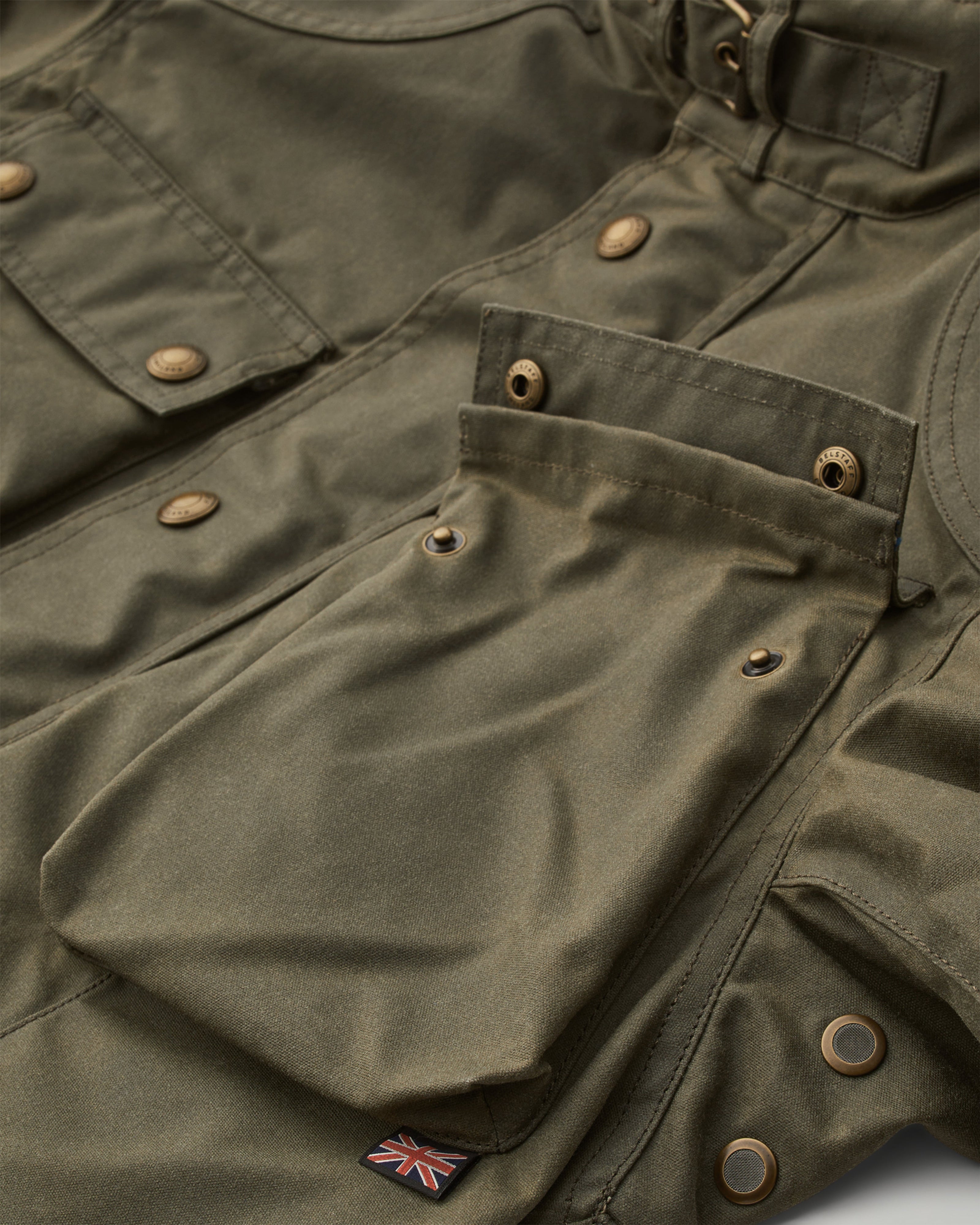 TRIALMASTER MOTORCYCLE JACKET - Olive Green