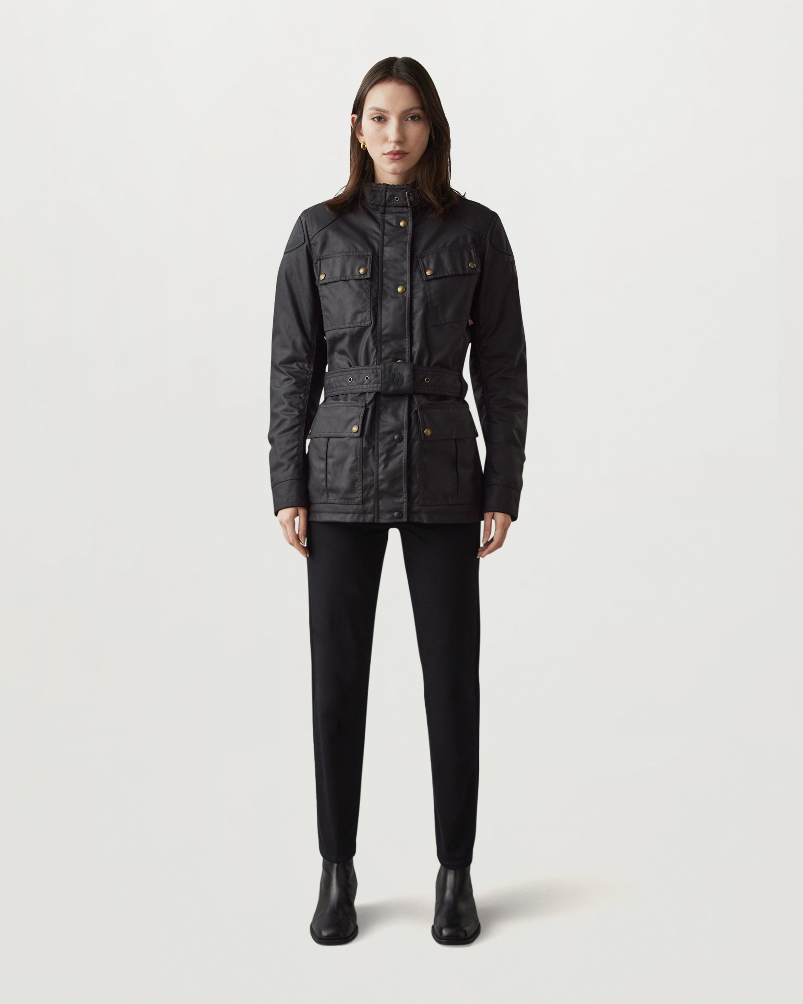 TRIALMASTER MOTORCYCLE ICON JACKET - Black