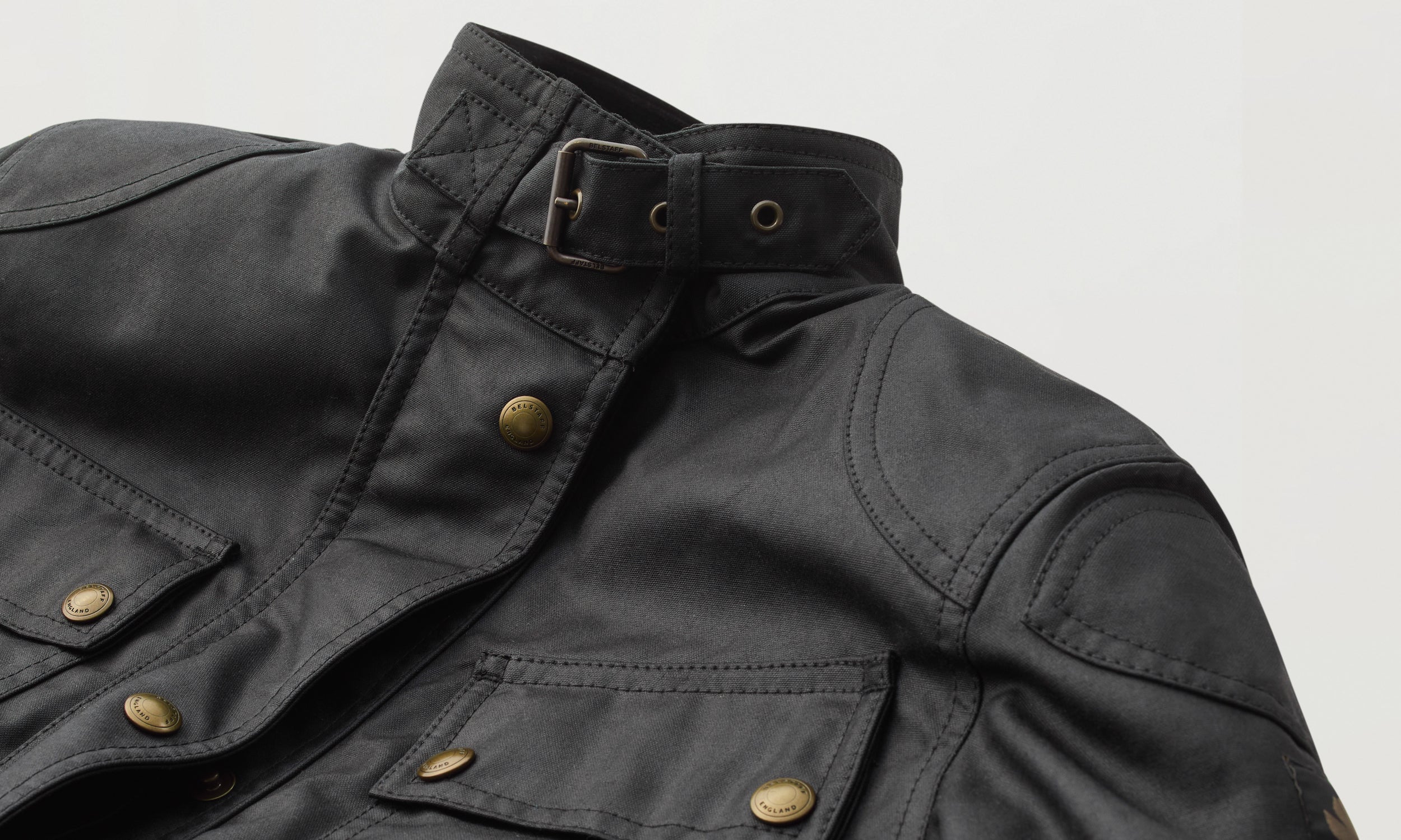TRIALMASTER MOTORCYCLE ICON JACKET - Black