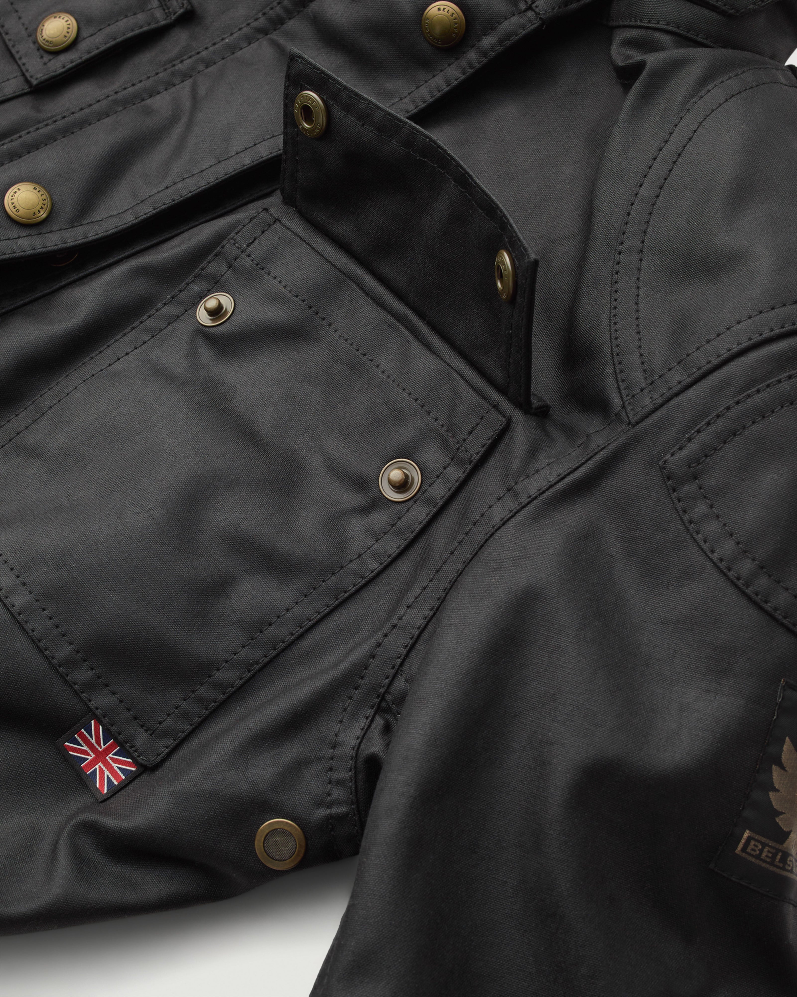TRIALMASTER MOTORCYCLE ICON JACKET - Black