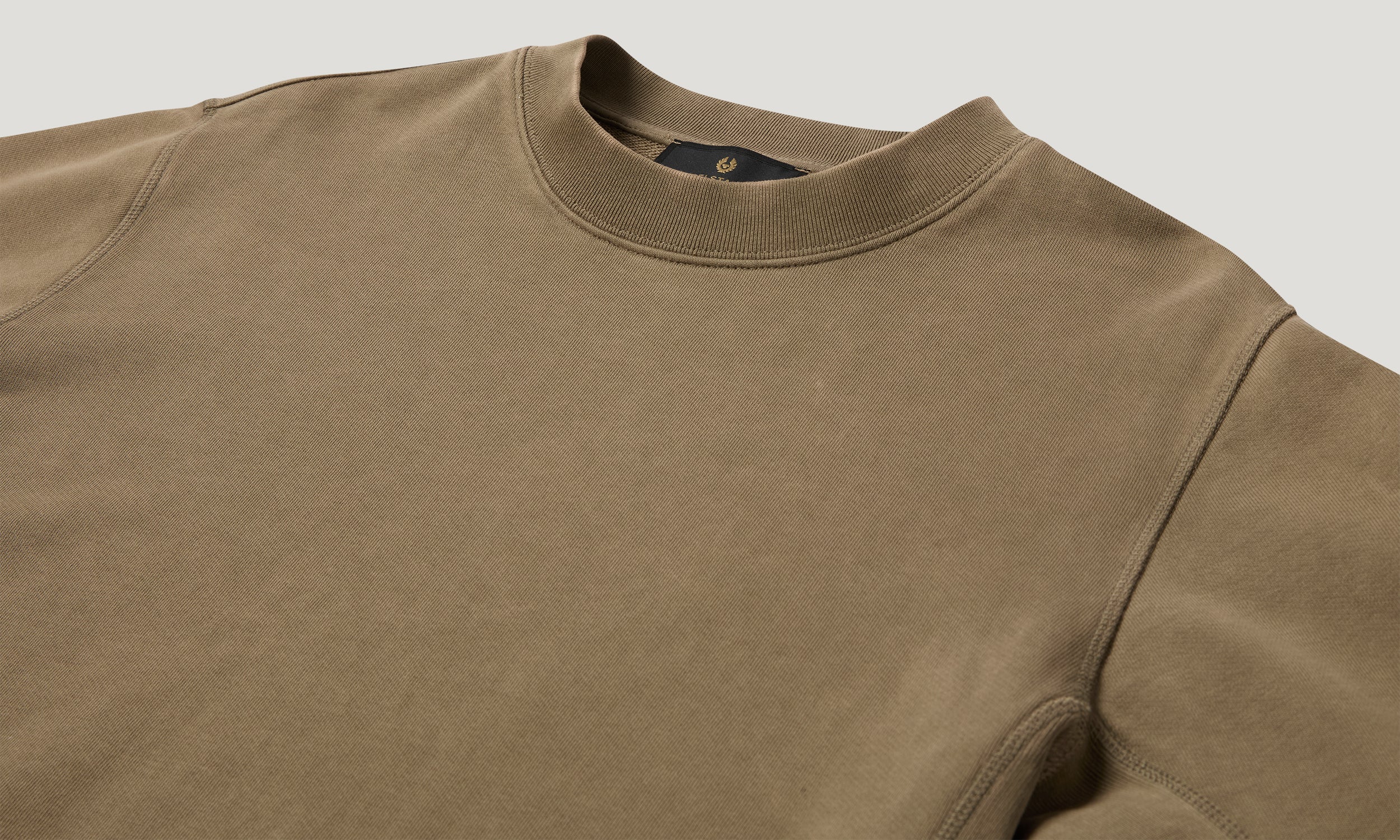 VALLEY GARMENT DYE SWEAT - Khaki Green
