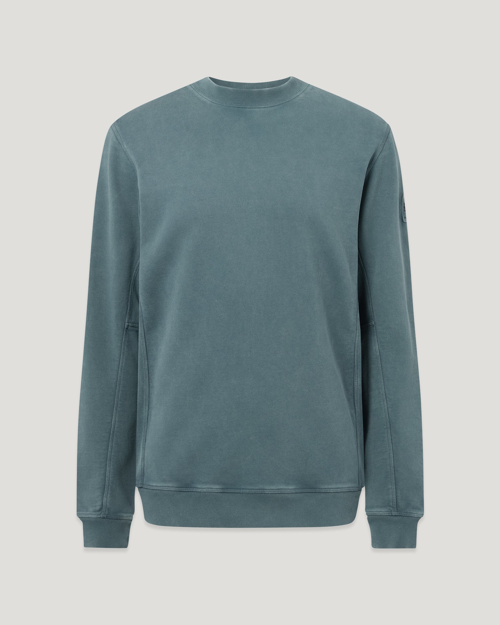 VALLEY GARMENT DYE SWEAT - Petrol