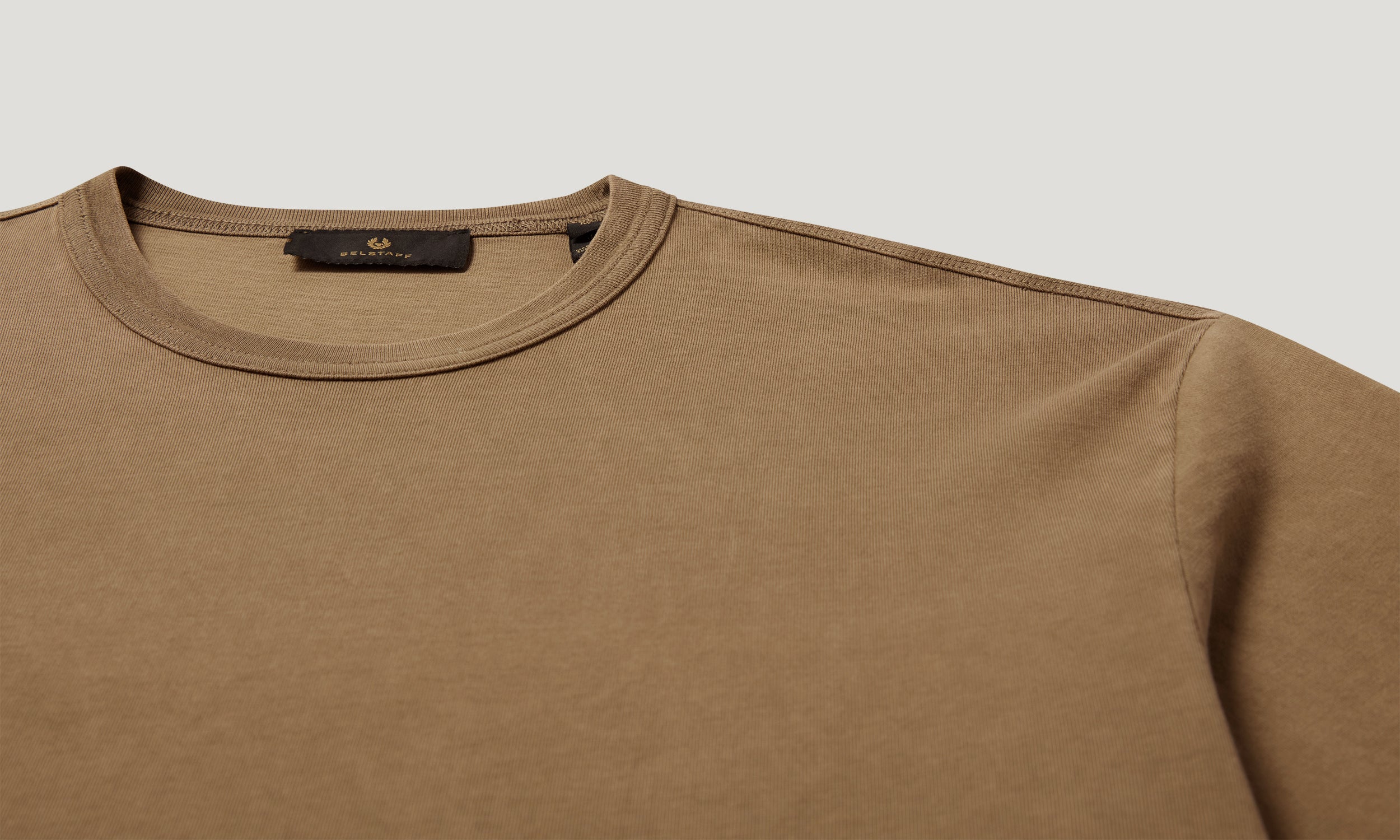 VALLEY GARMENT DYE T-SHIRT COTTON - Khaki Green