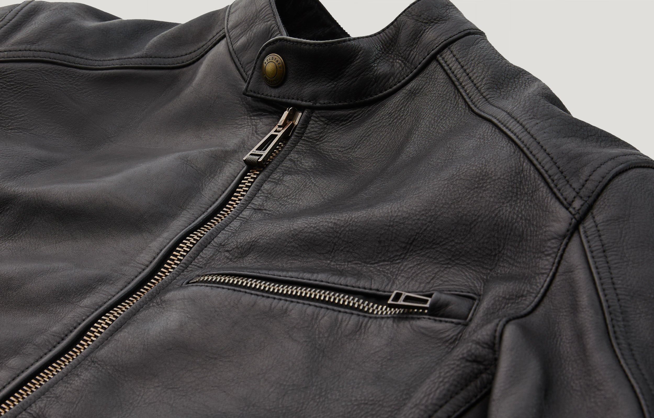 VANGUARD MOTORCYCLE JACKET - Black