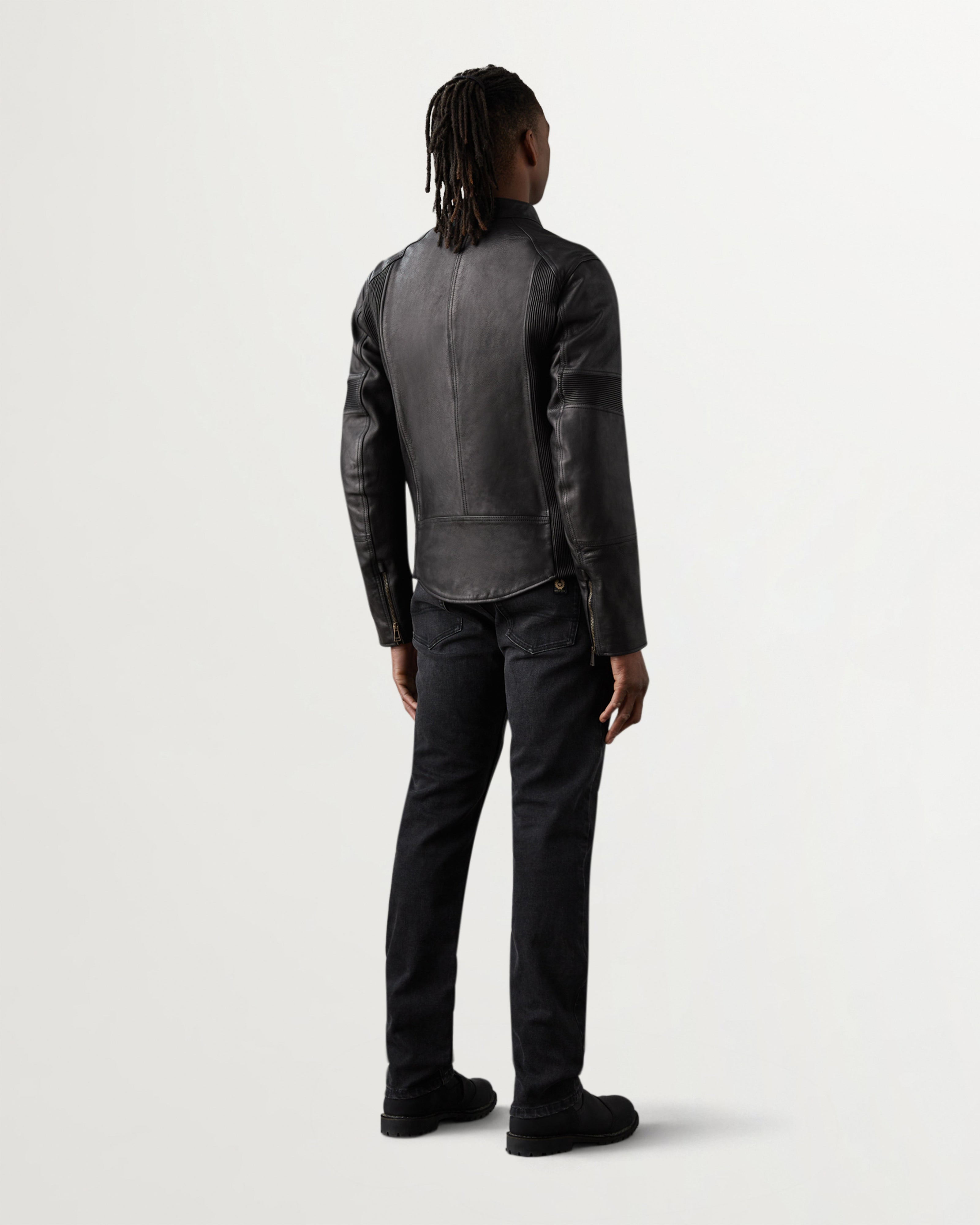 VANGUARD MOTORCYCLE JACKET - Black