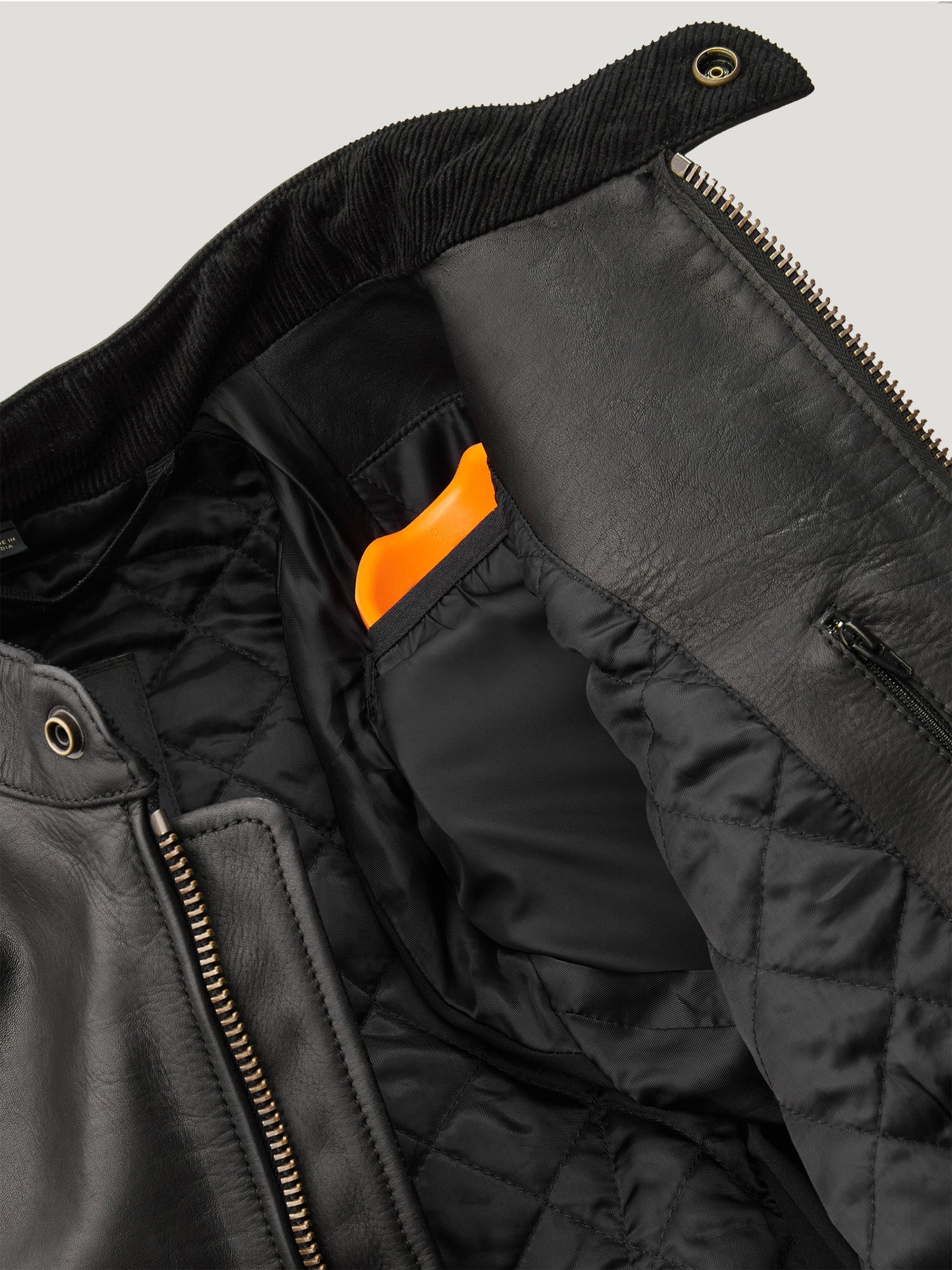 VANGUARD MOTORCYCLE JACKET - Black