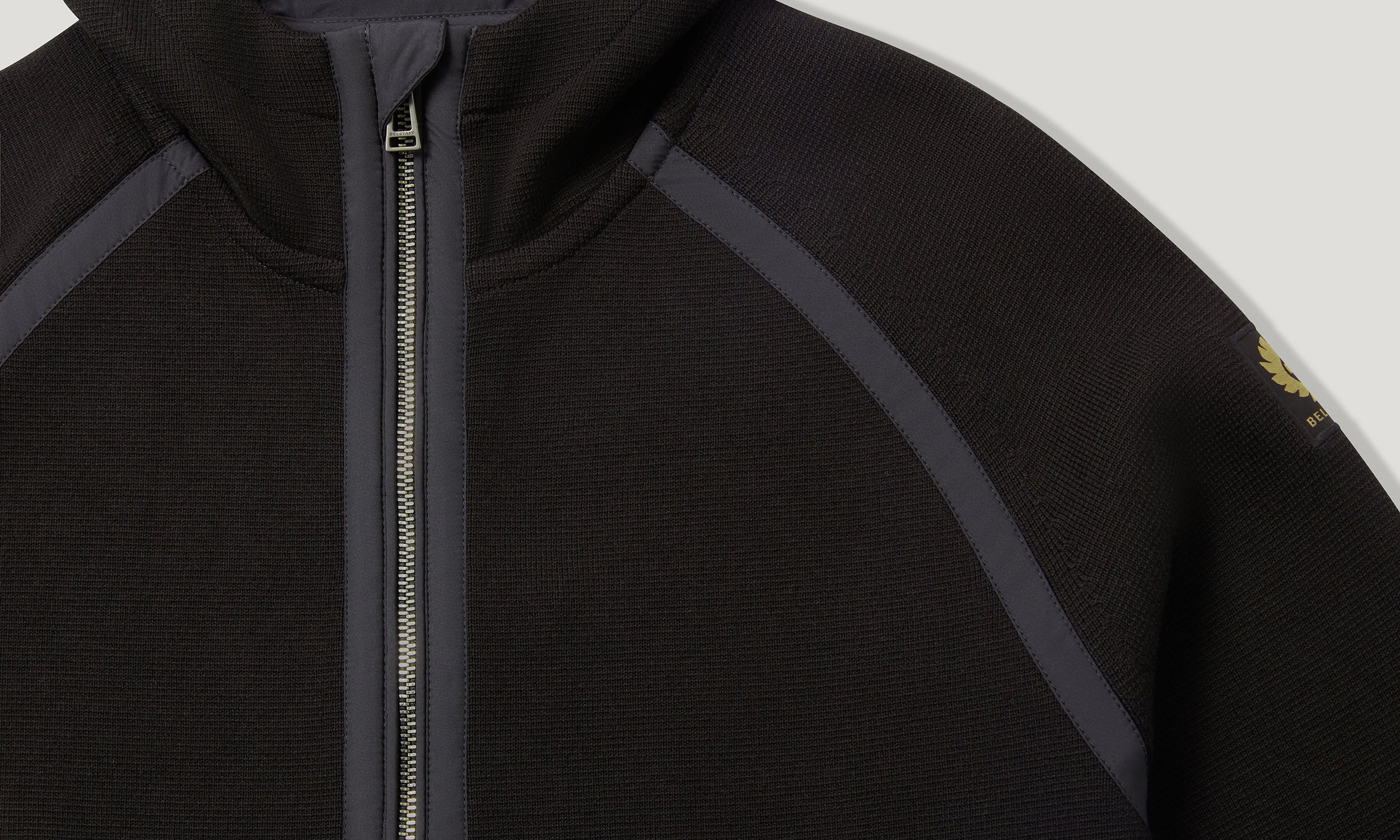 VIEW HOODED FULL ZIP - Black