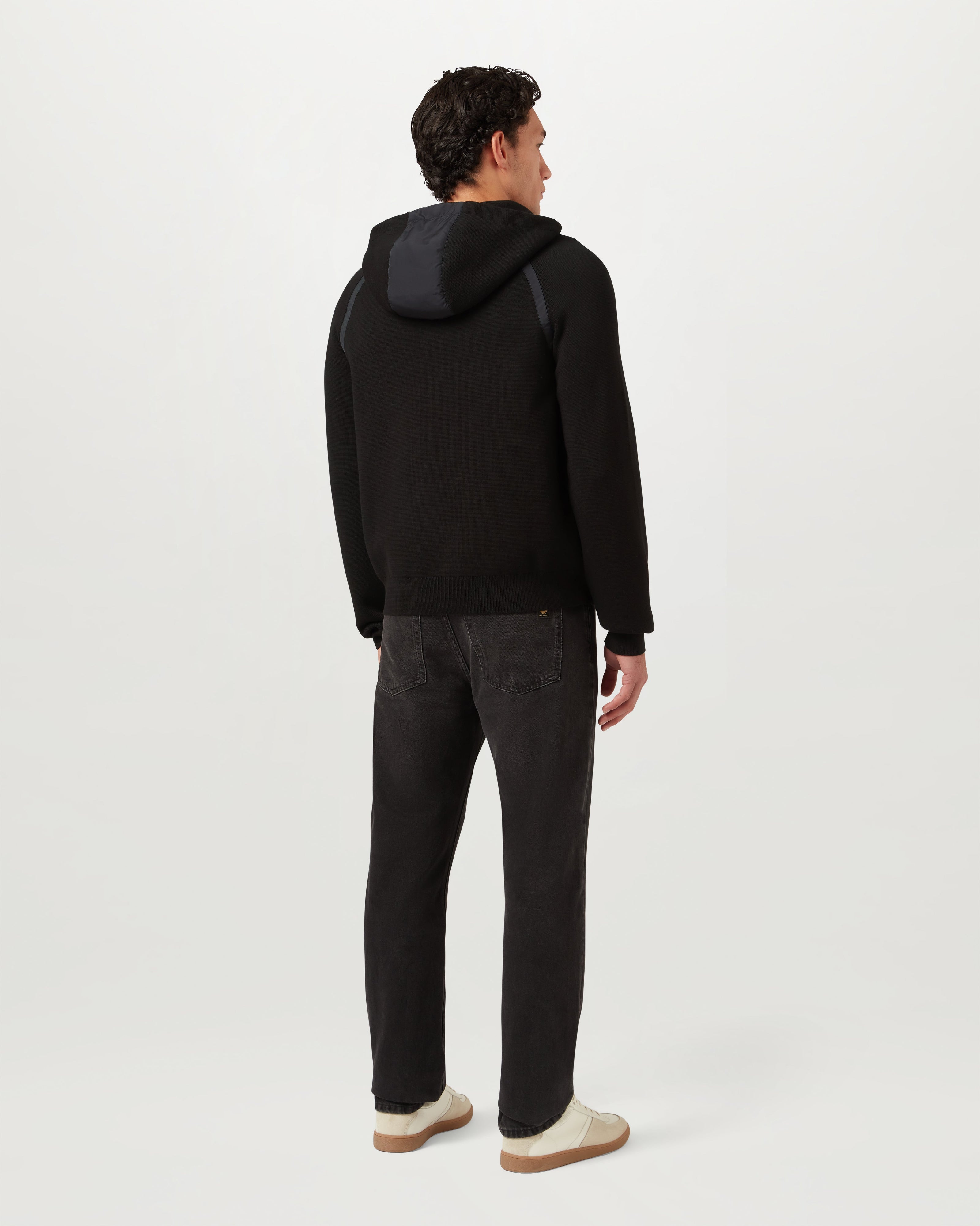 VIEW HOODED FULL ZIP - Black