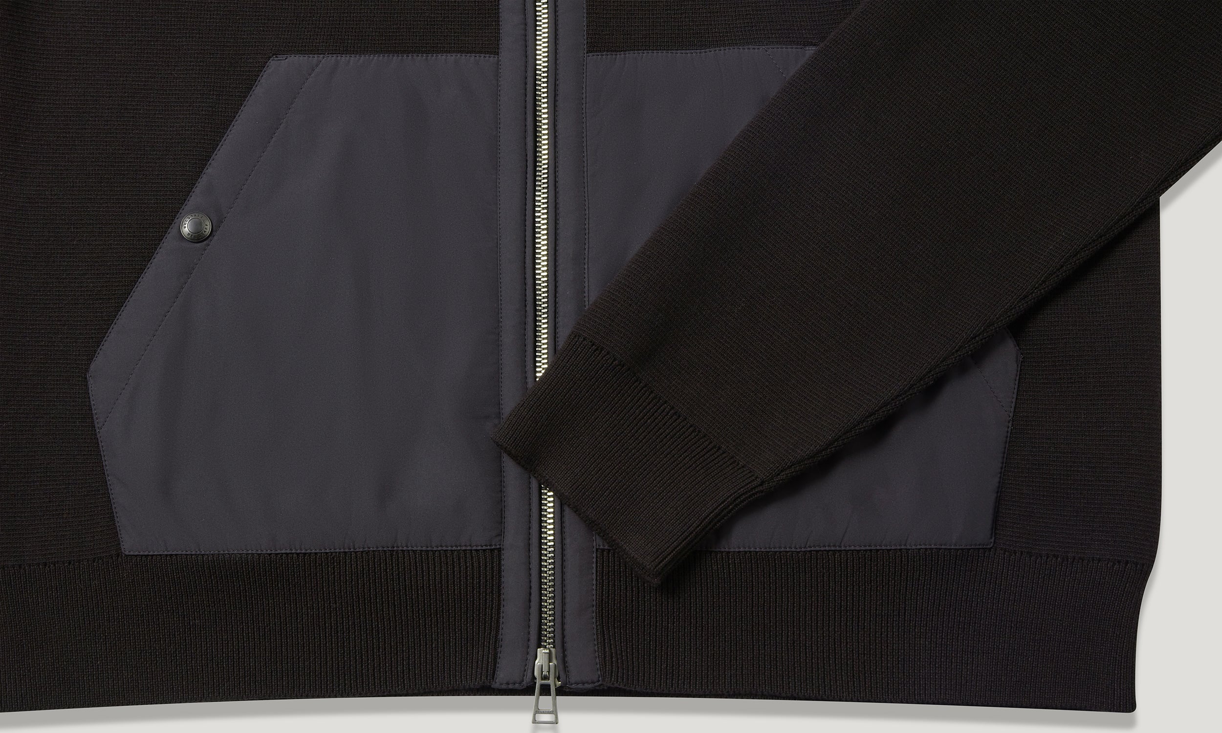 VIEW HOODED FULL ZIP - Black