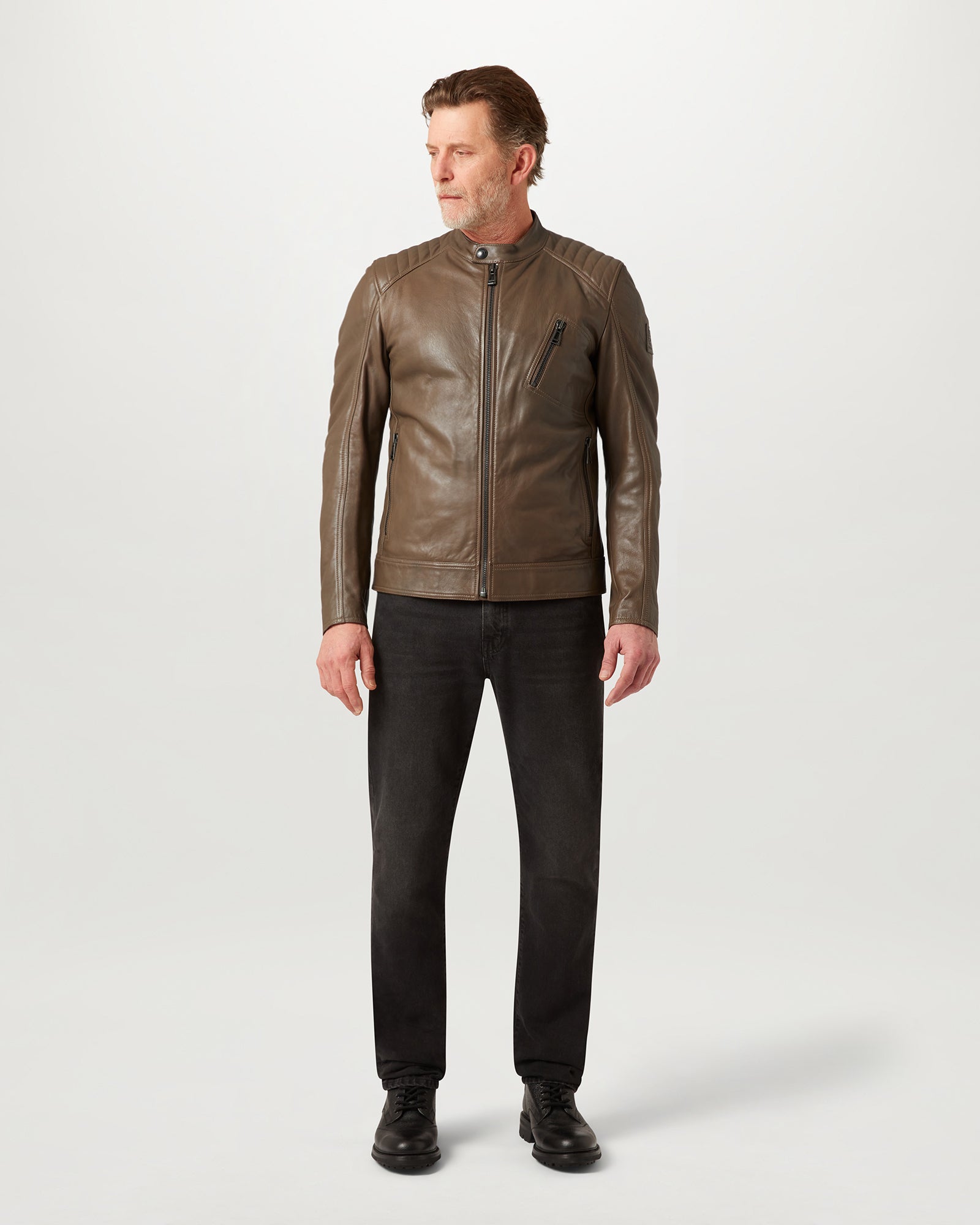 V RACER JACKET - Fatigue Green