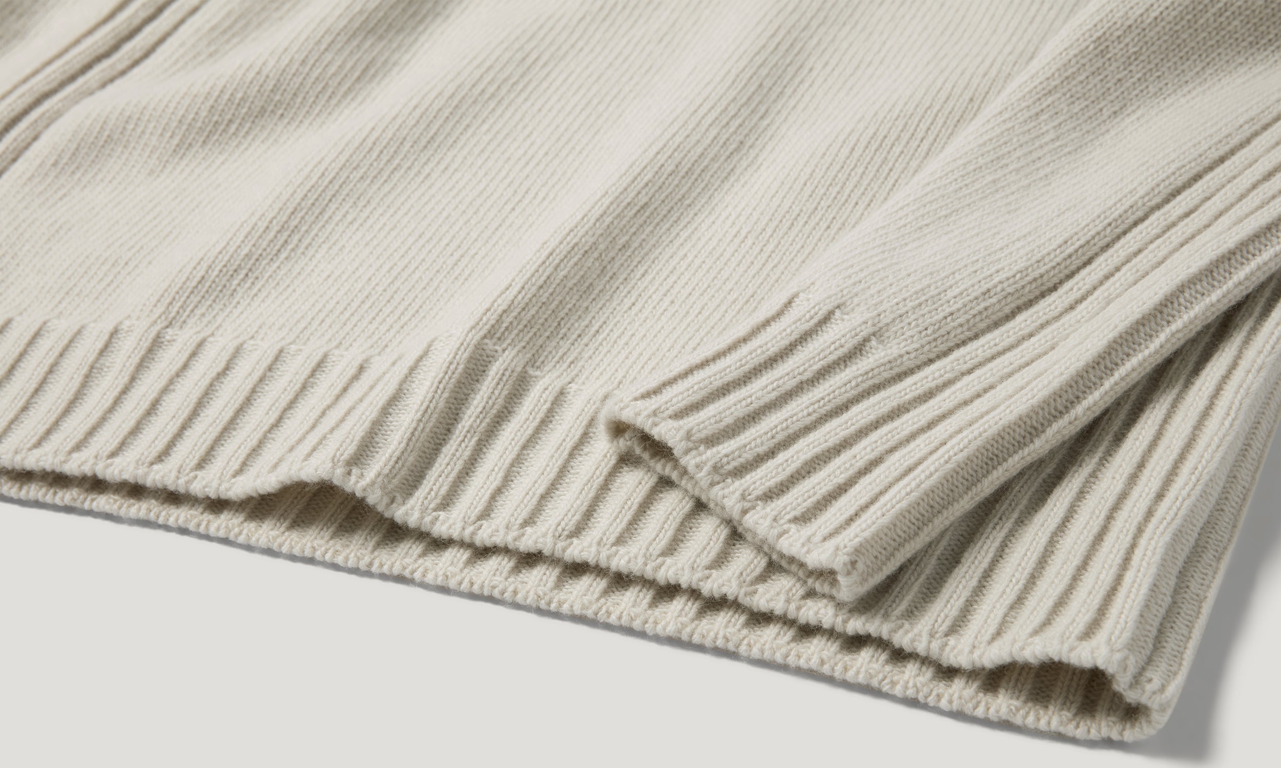WATCH CREWNECK JUMPER - Pale Stone