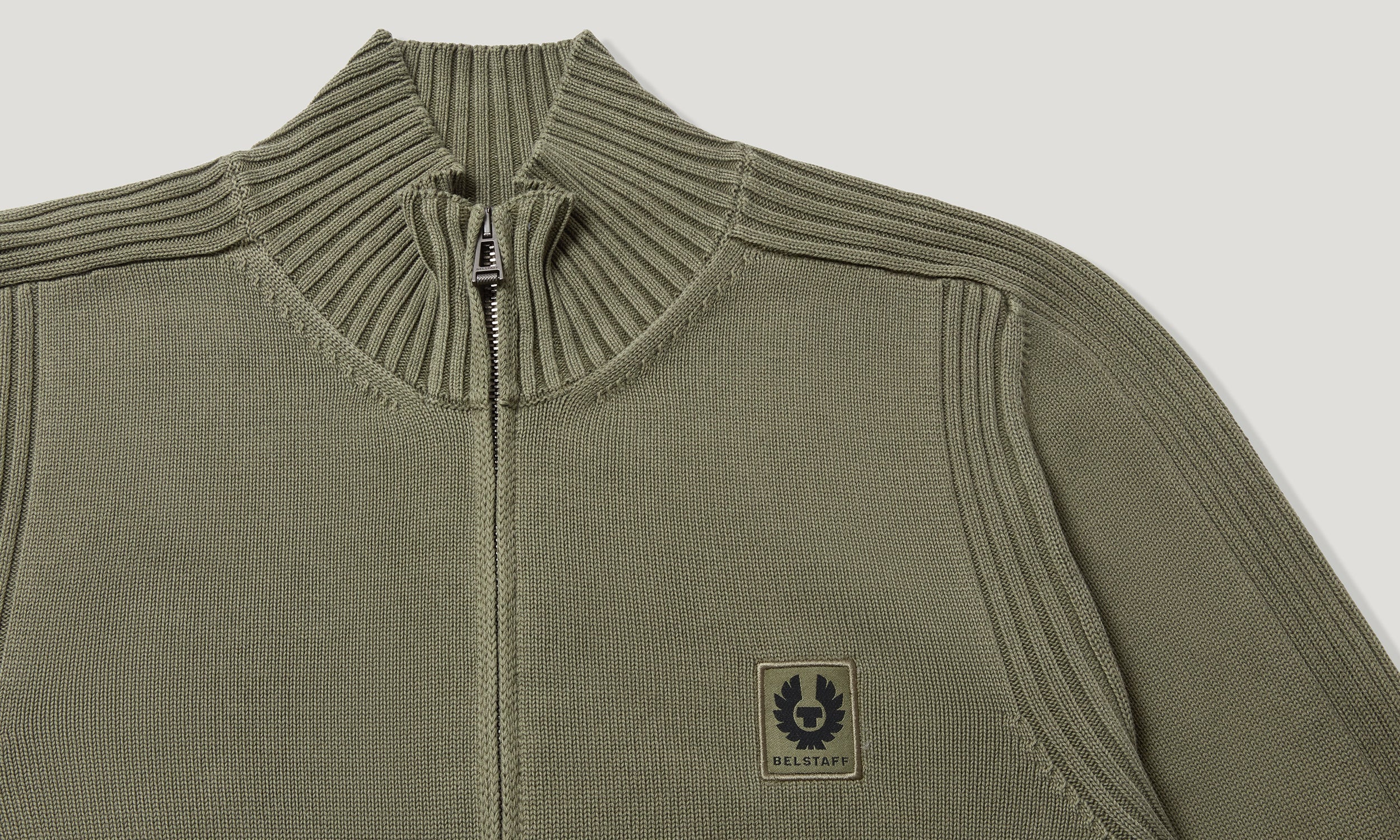WATCH FULL ZIP LIGHT - Lichen