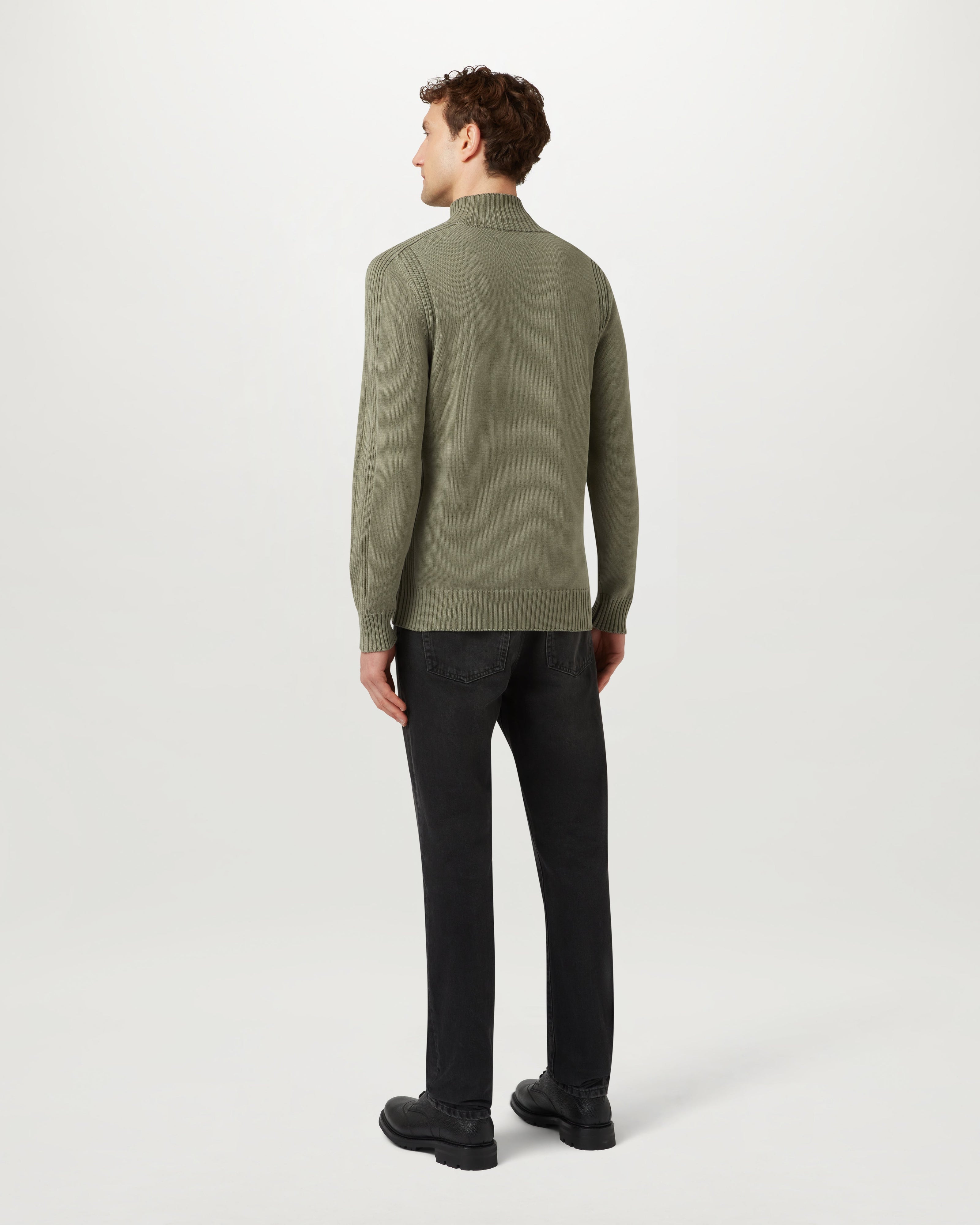 WATCH FULL ZIP LIGHT - Lichen