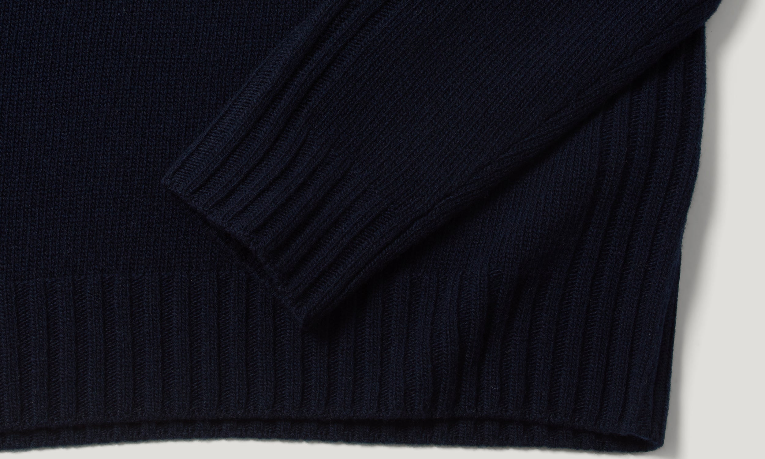 WATCH QUARTER ZIP JUMPER - Dark Ink