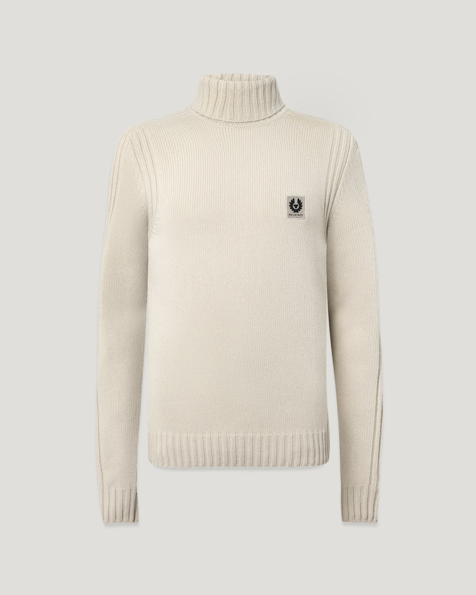 WATCH ROLLNECK JUMPER - Pale Stone