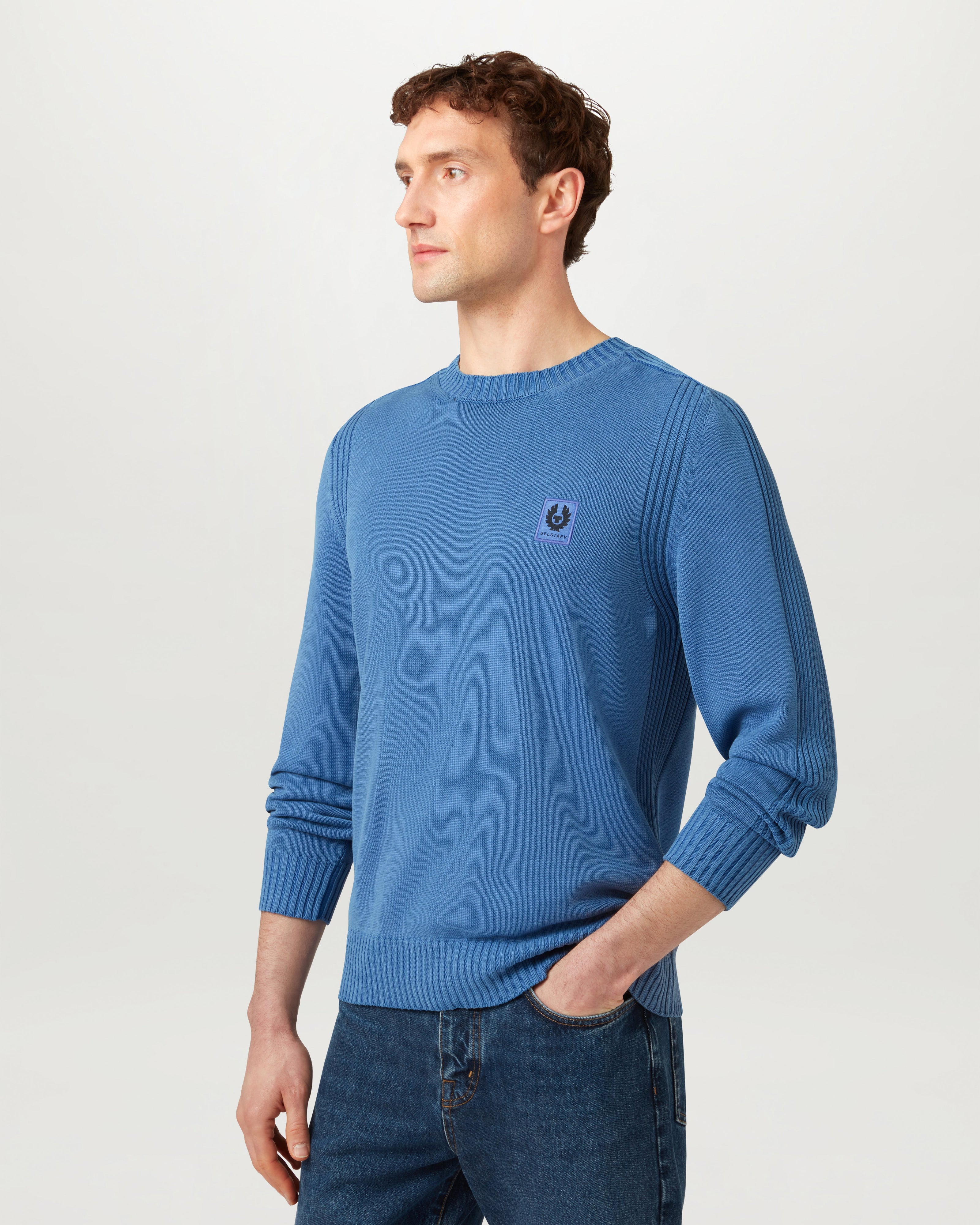 WATCH LIGHT PULLOVER - Marineblau