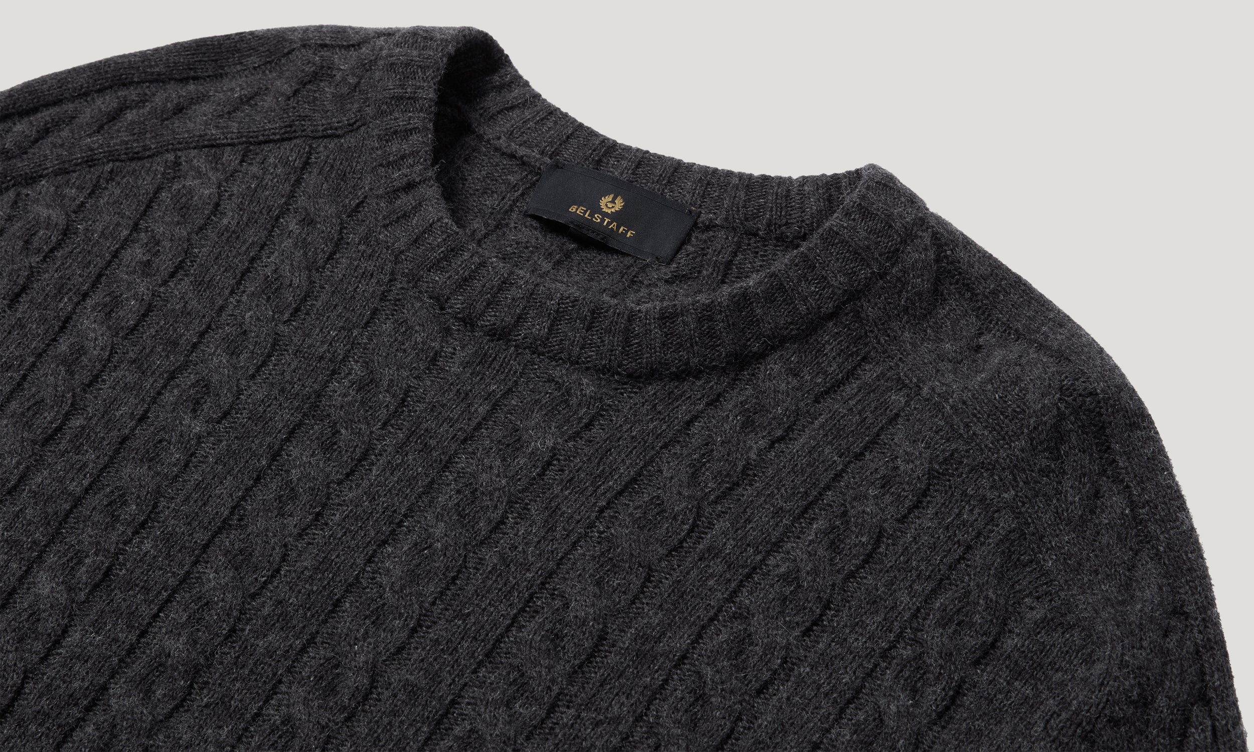 WESTPORT CREW NECK - Charcoal Melange