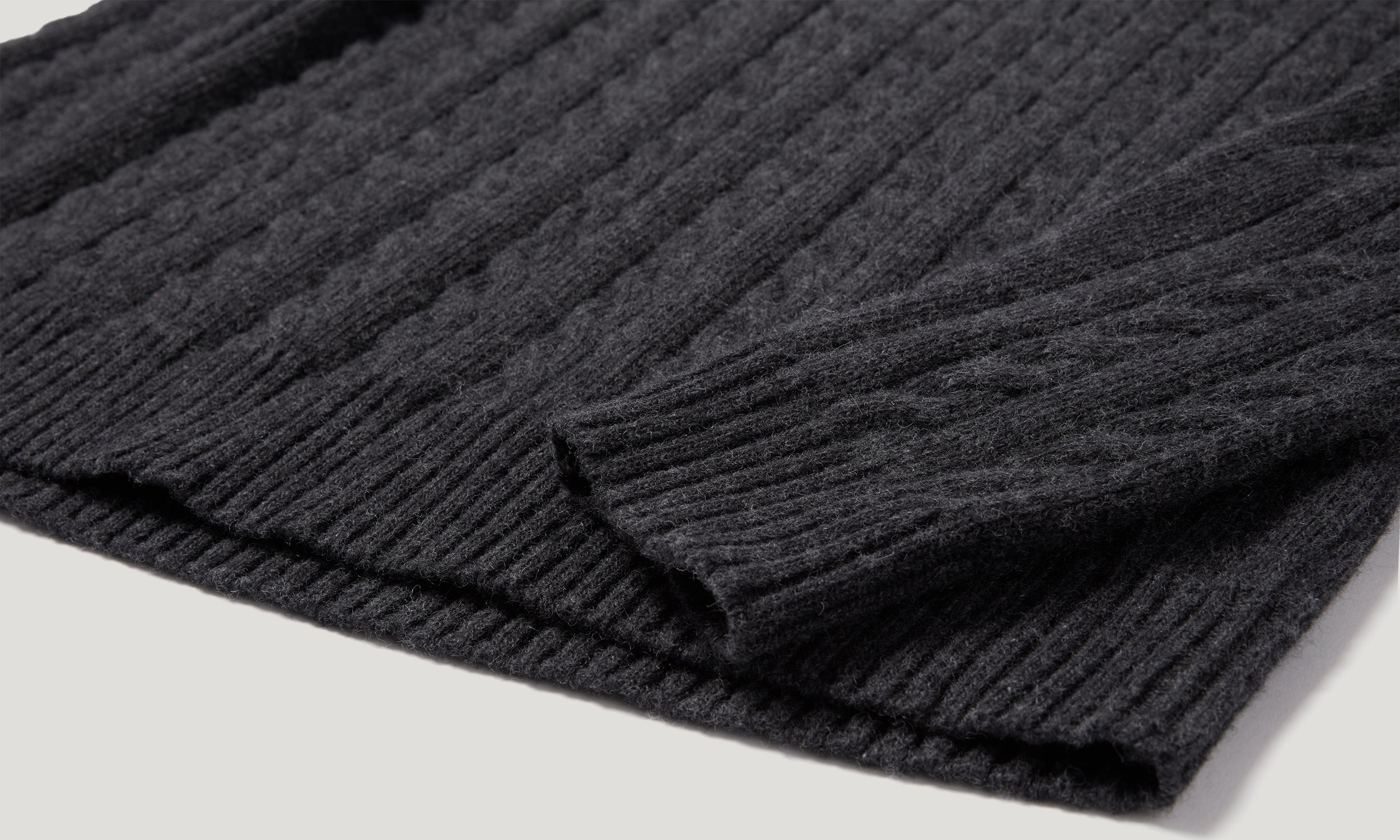 WESTPORT CREW NECK - Charcoal Melange