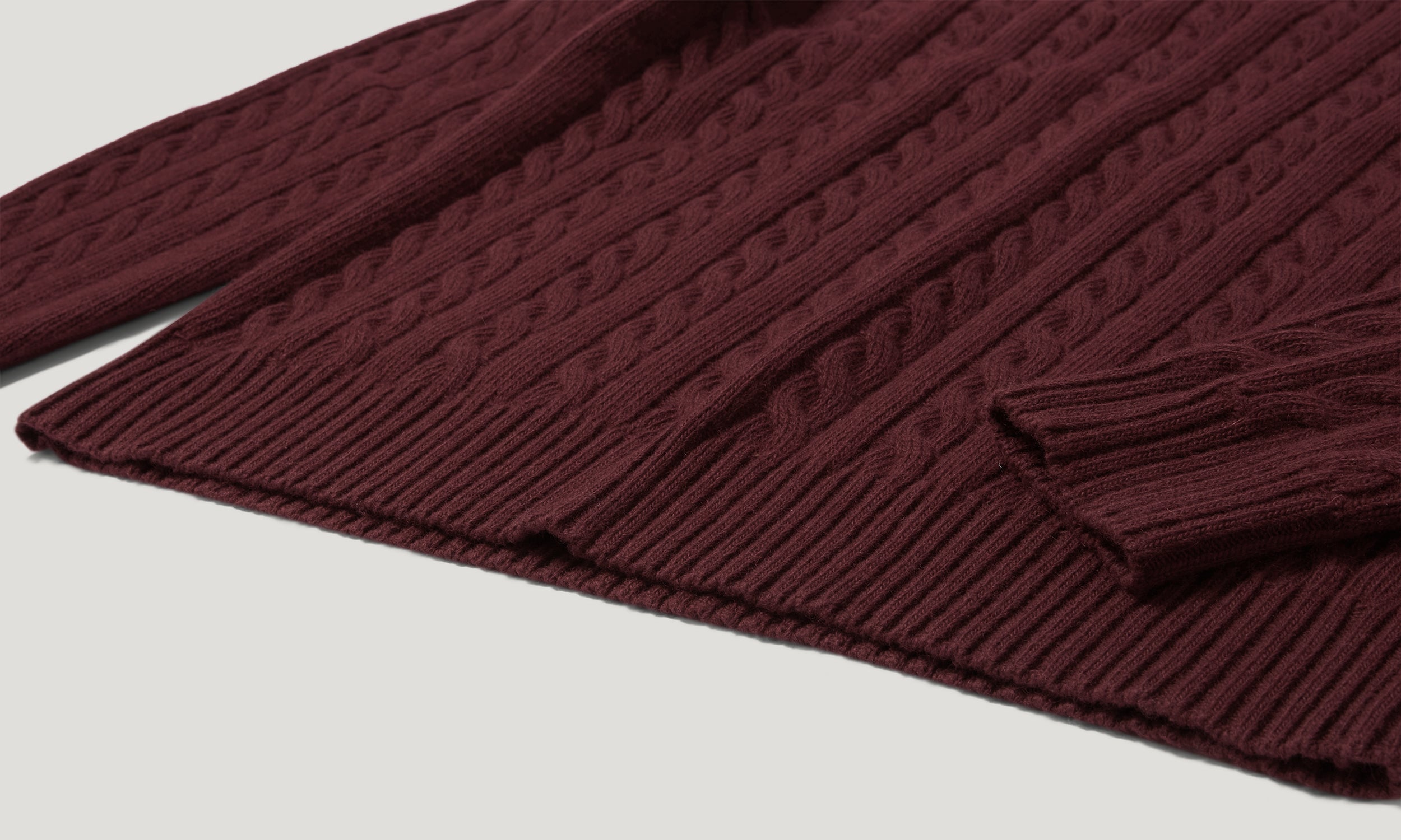 JERSEY DE CUELLO REDONDO WESTPORT - Rojo sangre de buey