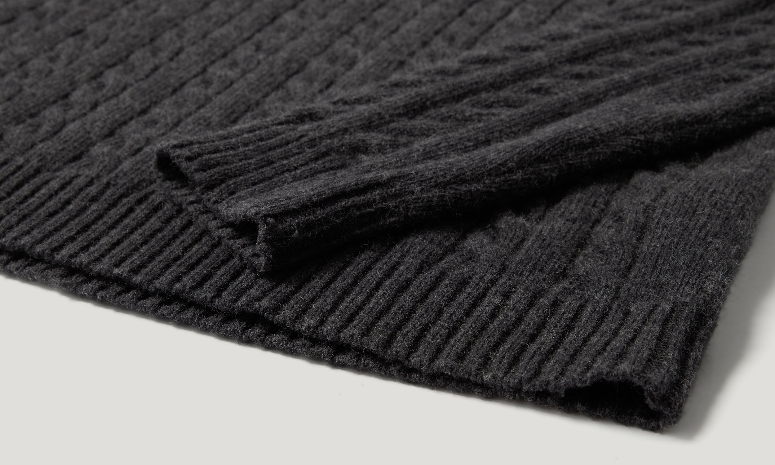 WESTPORT QUARTER ZIP - Charcoal Melange